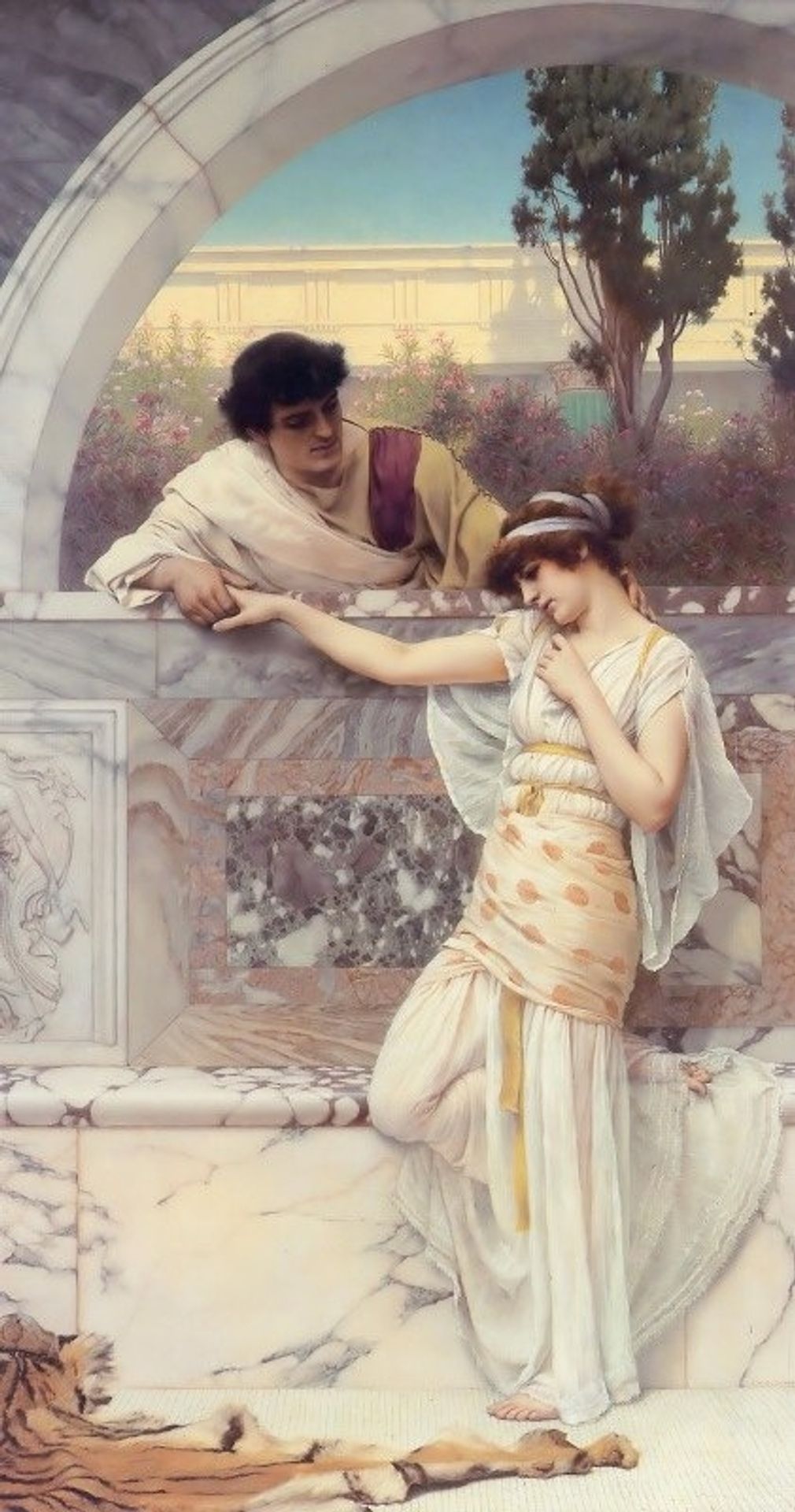 Yes or No Date by John William Godward