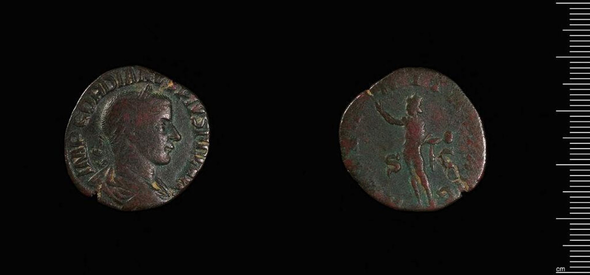 Sestertius of Gordian III by Gordian III