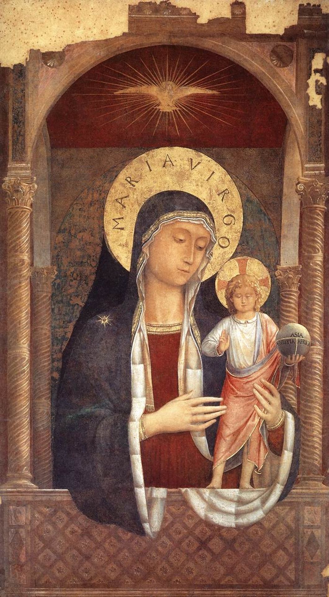 Madonna and Child Giving Blessings by Benozzo Gozzoli