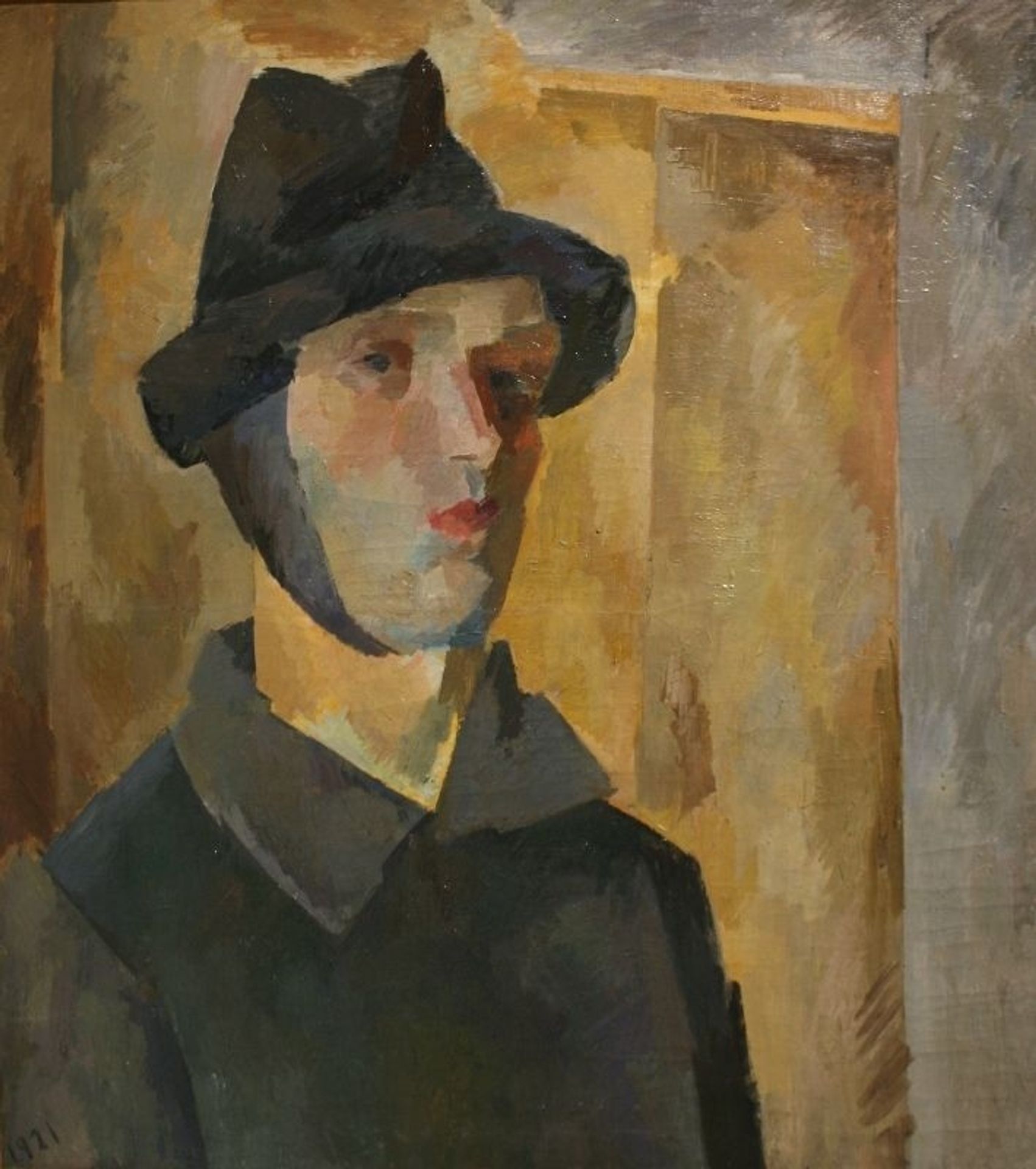 Self portrait with a bandaged ear by Robert Falk