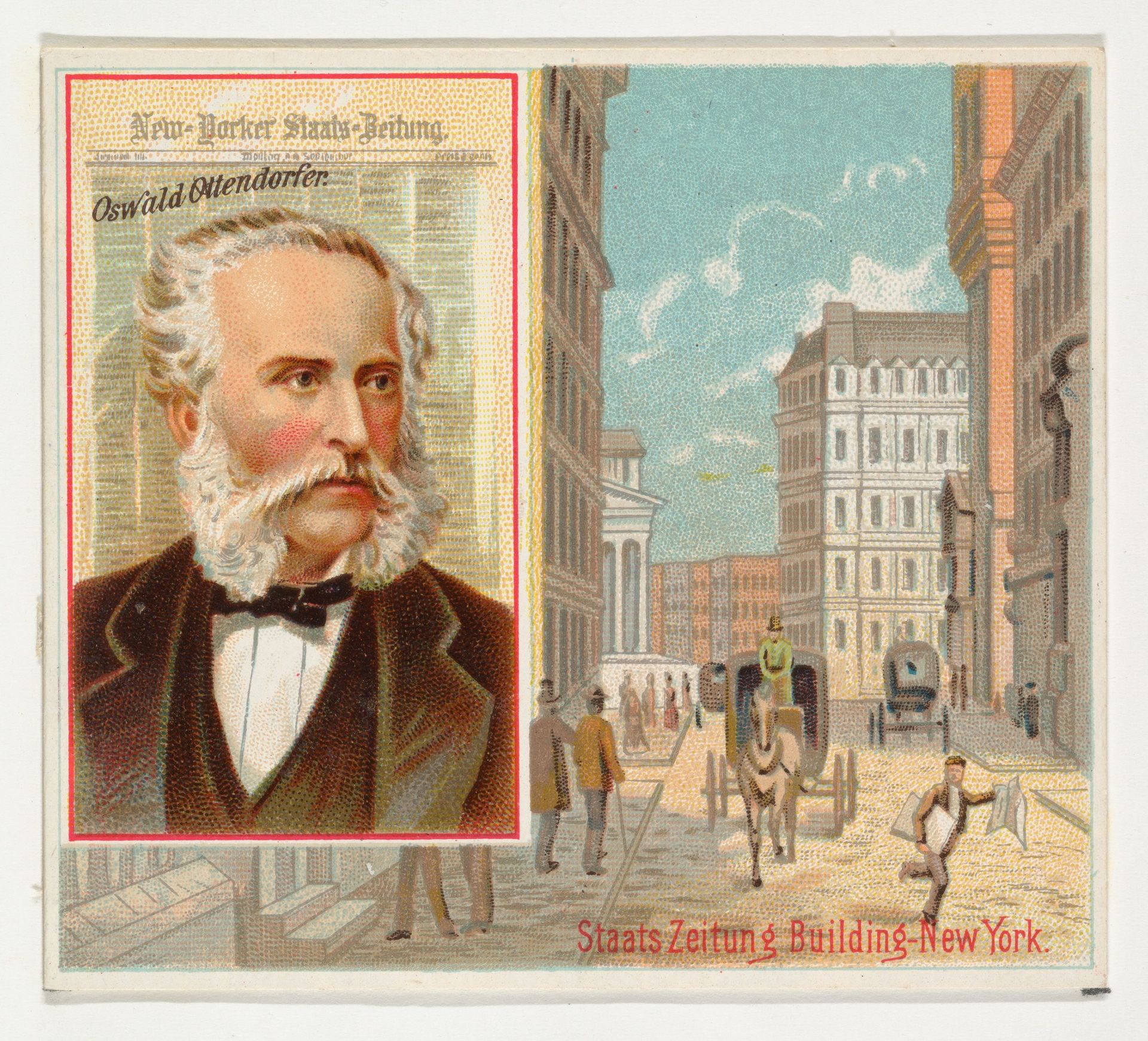 Oswald Ottendorfer, New Yorker Staats-Zeitung, from the American Editors series (N35) for Allen & Ginter Cigarettes by Allen & Ginter
