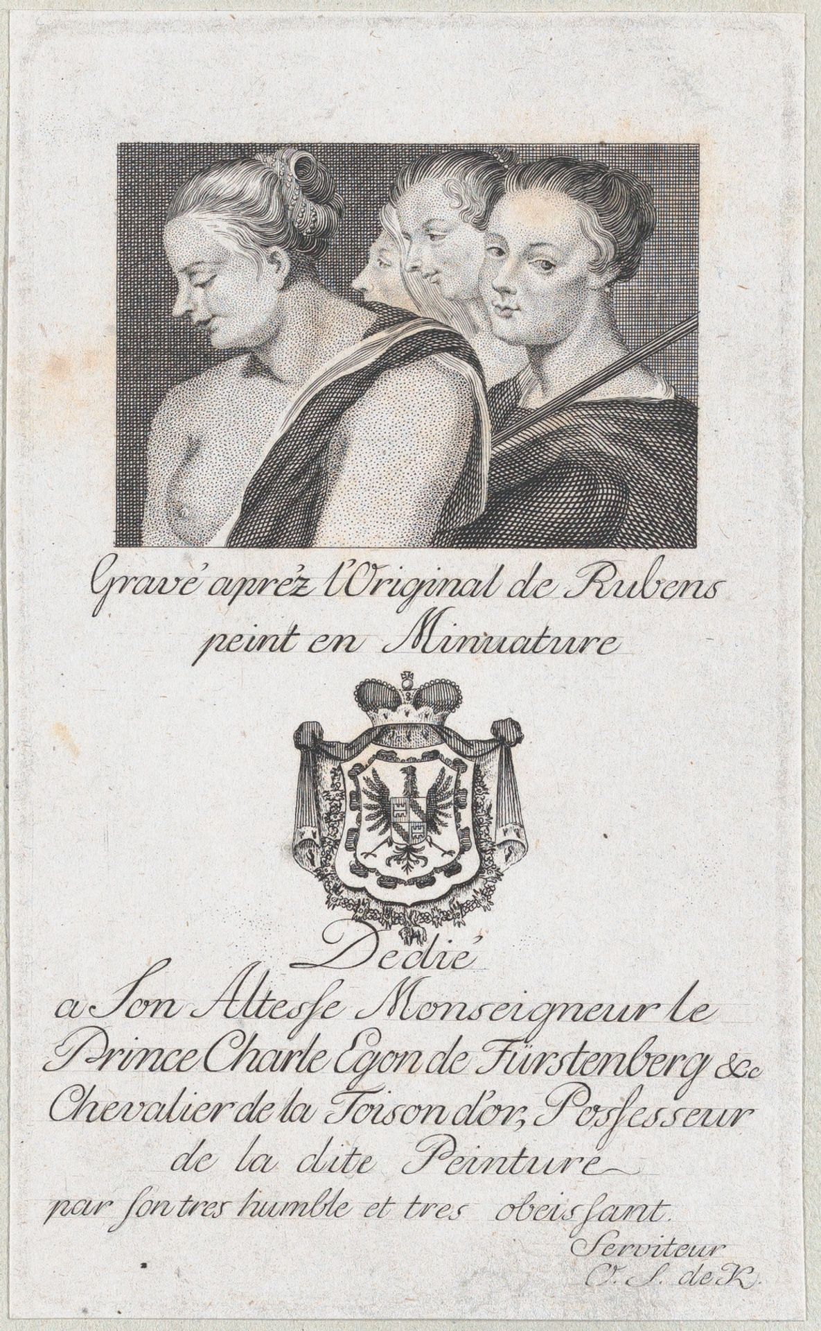 Diana and three nymphs from "Diana Returning from the Chase" by Anonymous