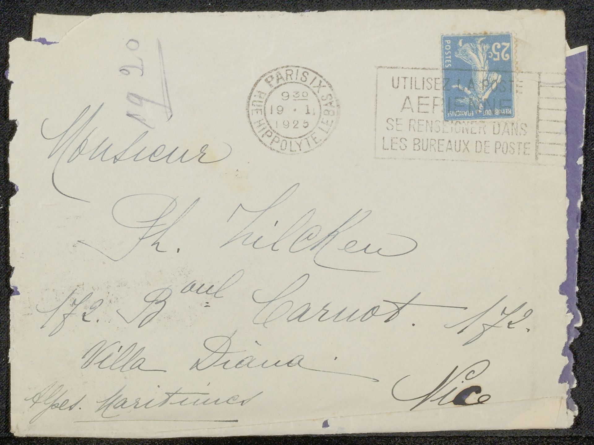 Envelop aan Philip Zilcken by Rose Imel