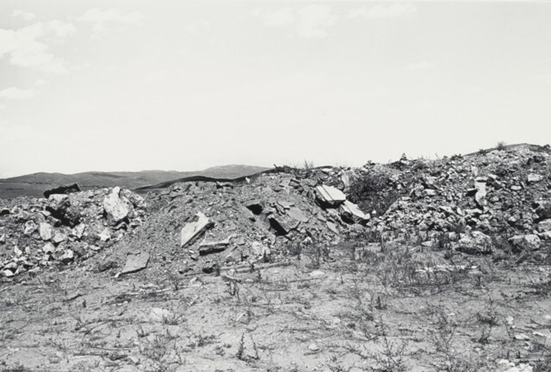 Between West Sidewinder Drive and State Highway 248, Looking North by Lewis Baltz