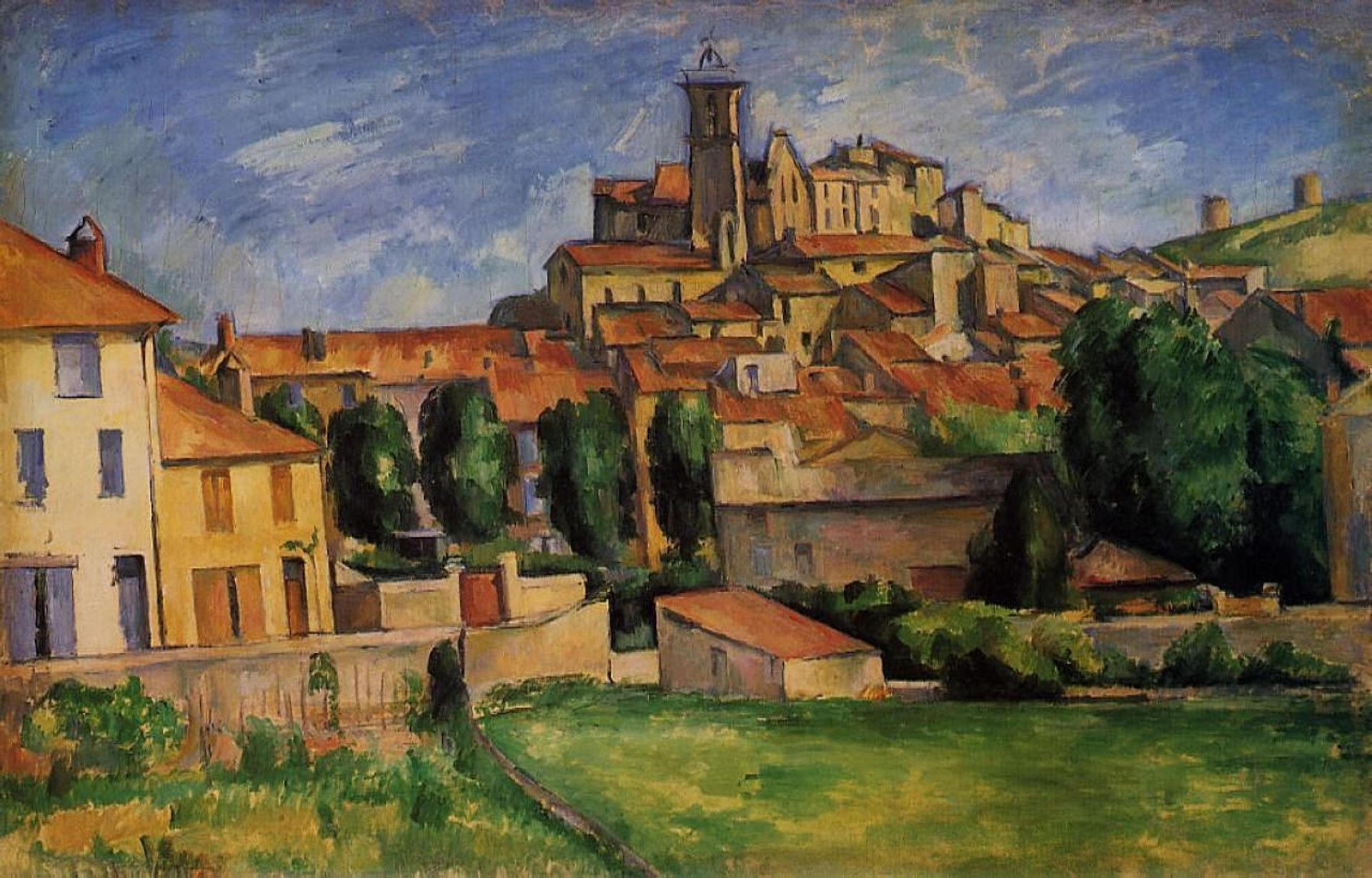 Gardanne (Horizontal View) by Paul Cézanne