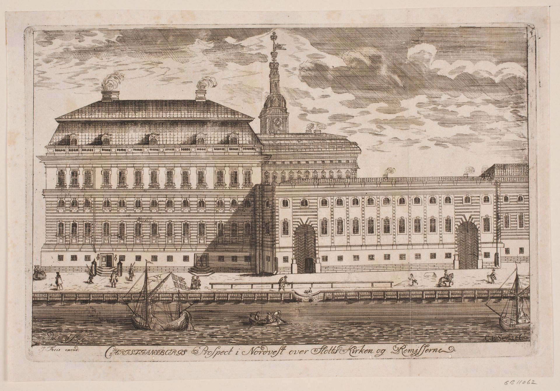 Christiansborg Slot by C.F. Seyfart