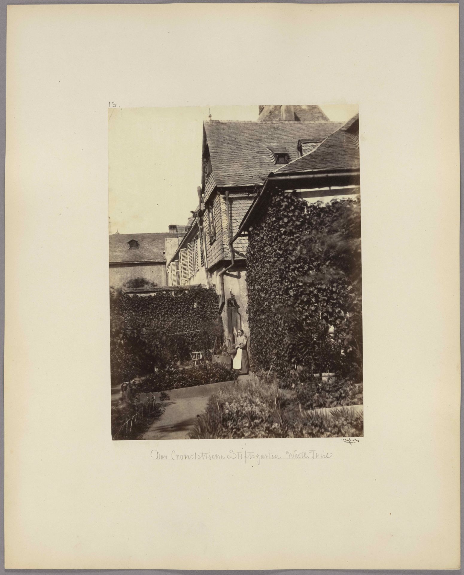 Frankfurt am Main_ The Cronstettisches Stift garden, western section, no. 13 by Carl Friedrich Mylius