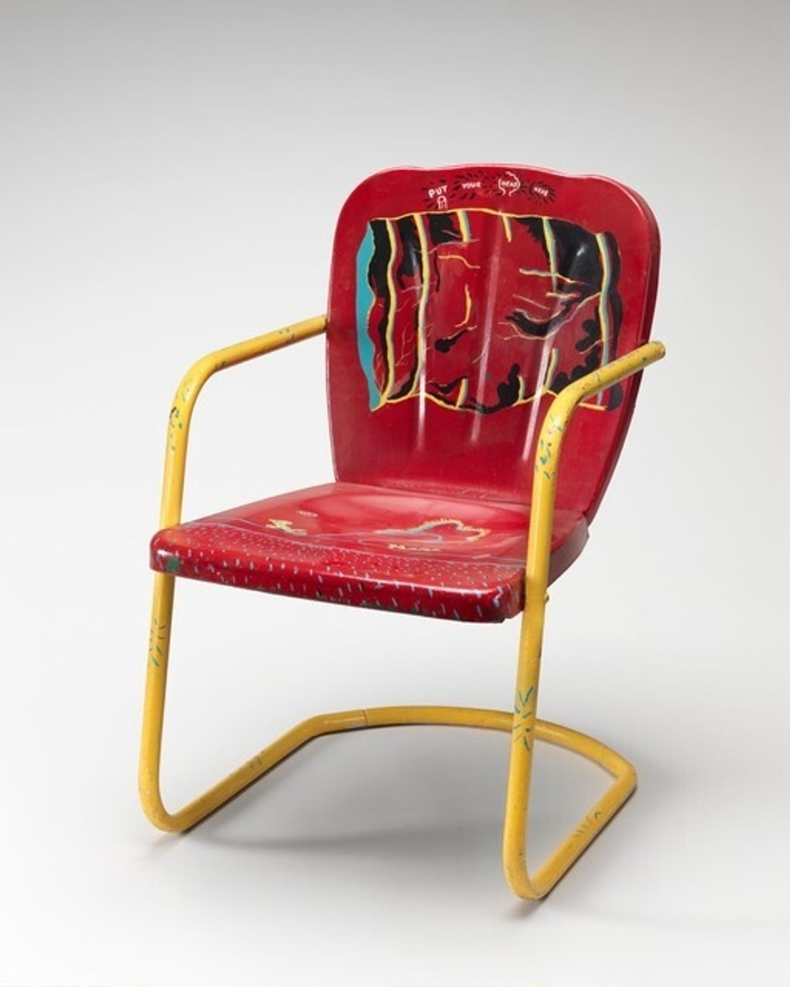 Untitled (Put Your Head Here) by Jim Nutt