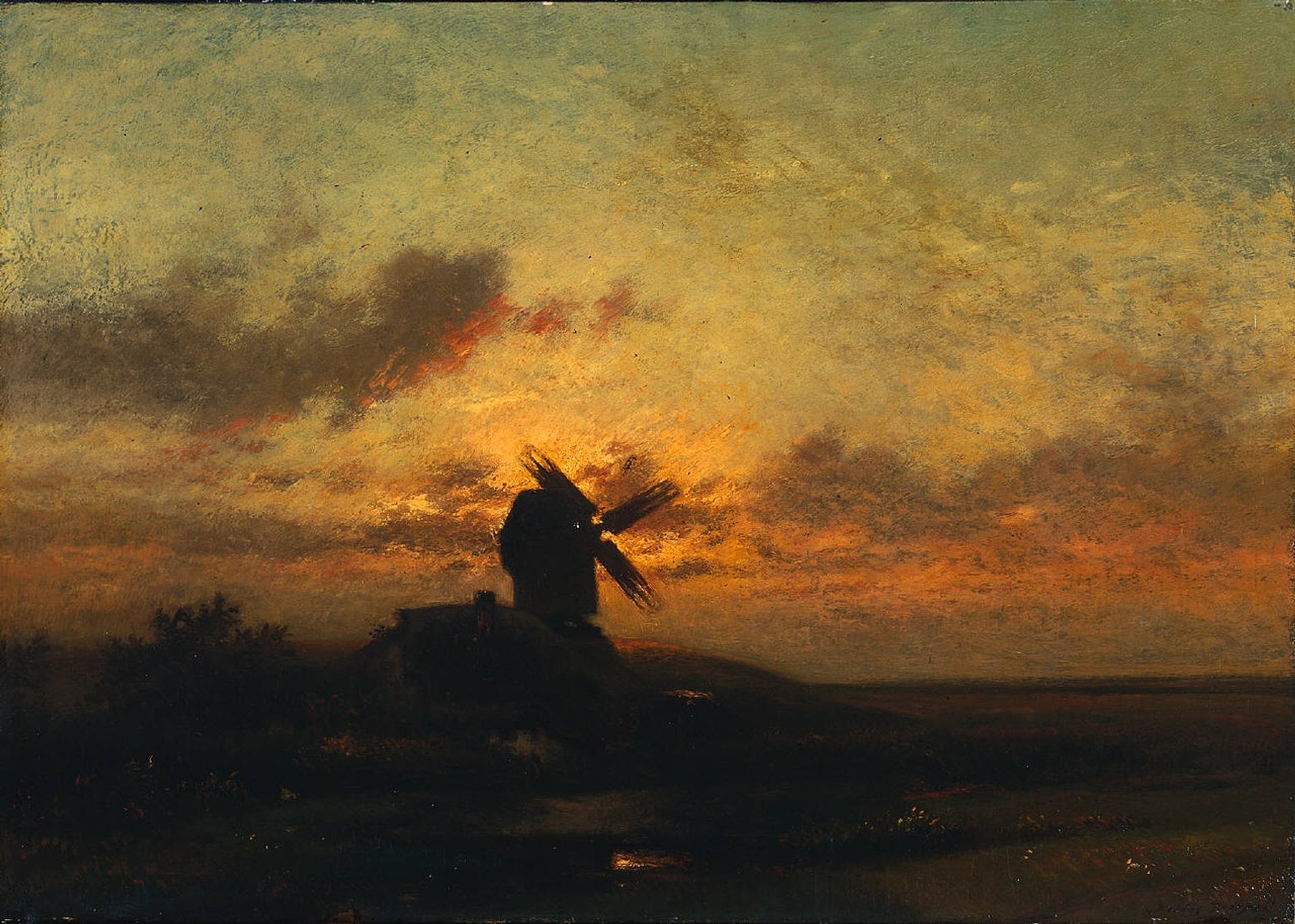 The Windmill by Jules Dupre