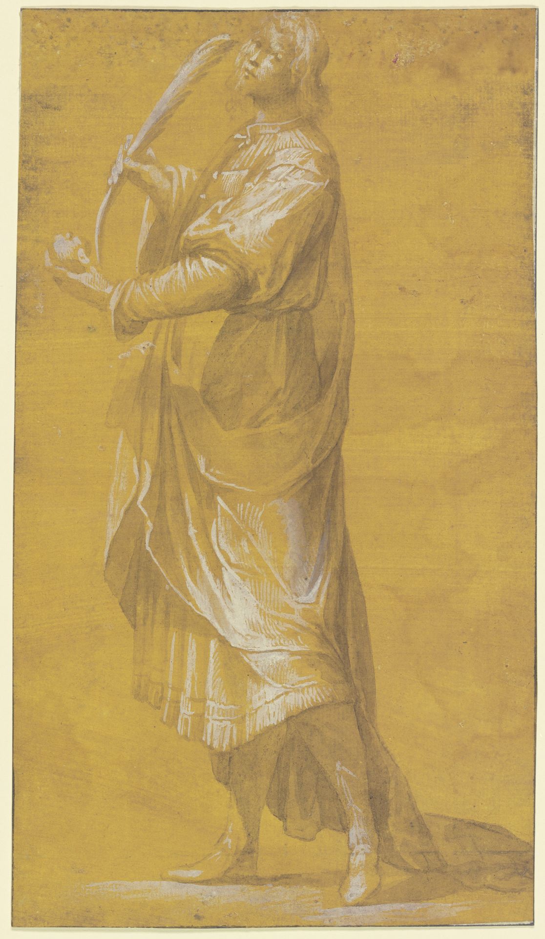 Ein Märtyrer, Herz und Palmzweig in den Händen haltend by Jacopo Ligozzi