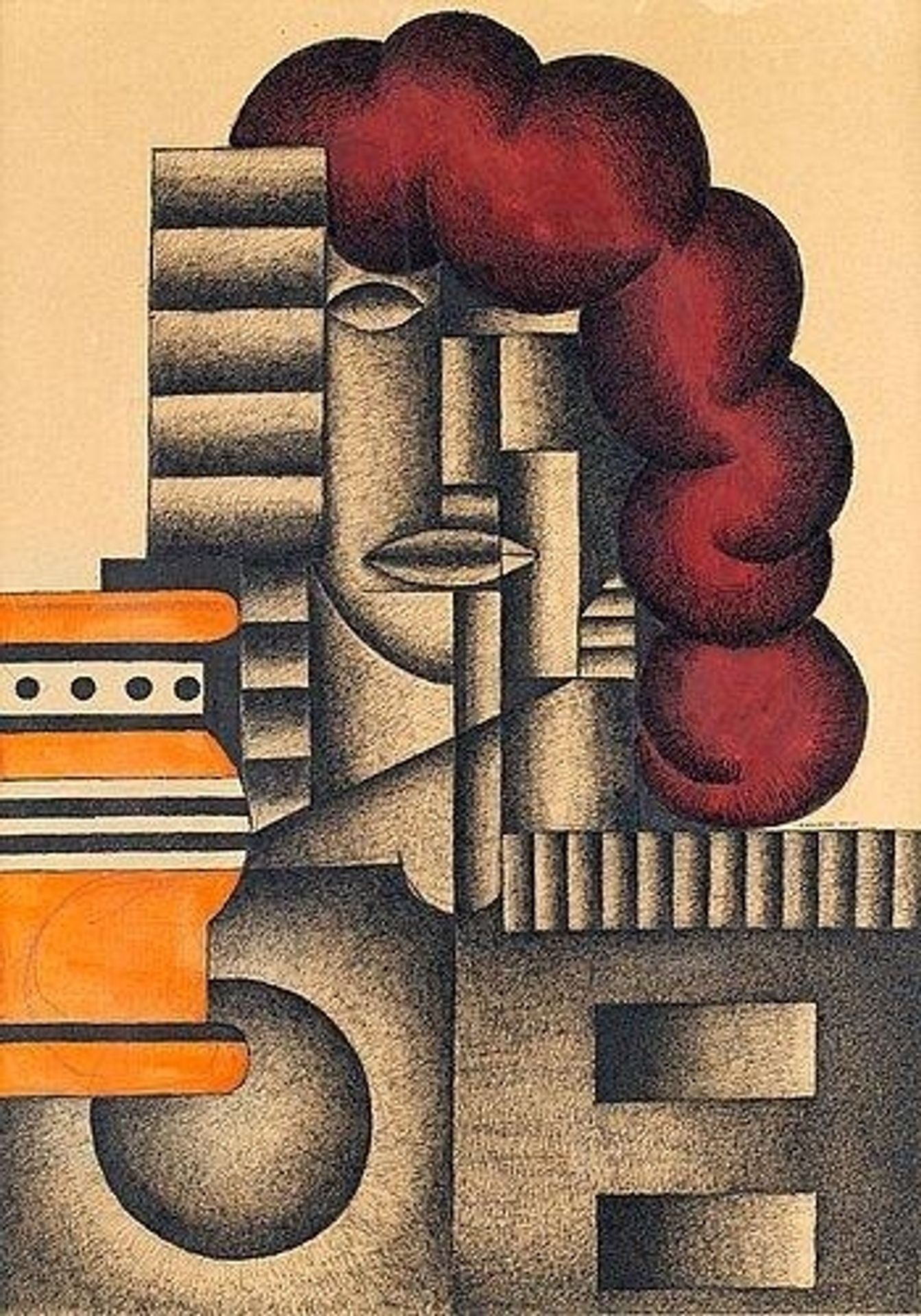 Arkitektonisk komposition by Otto Gustav Carlsund