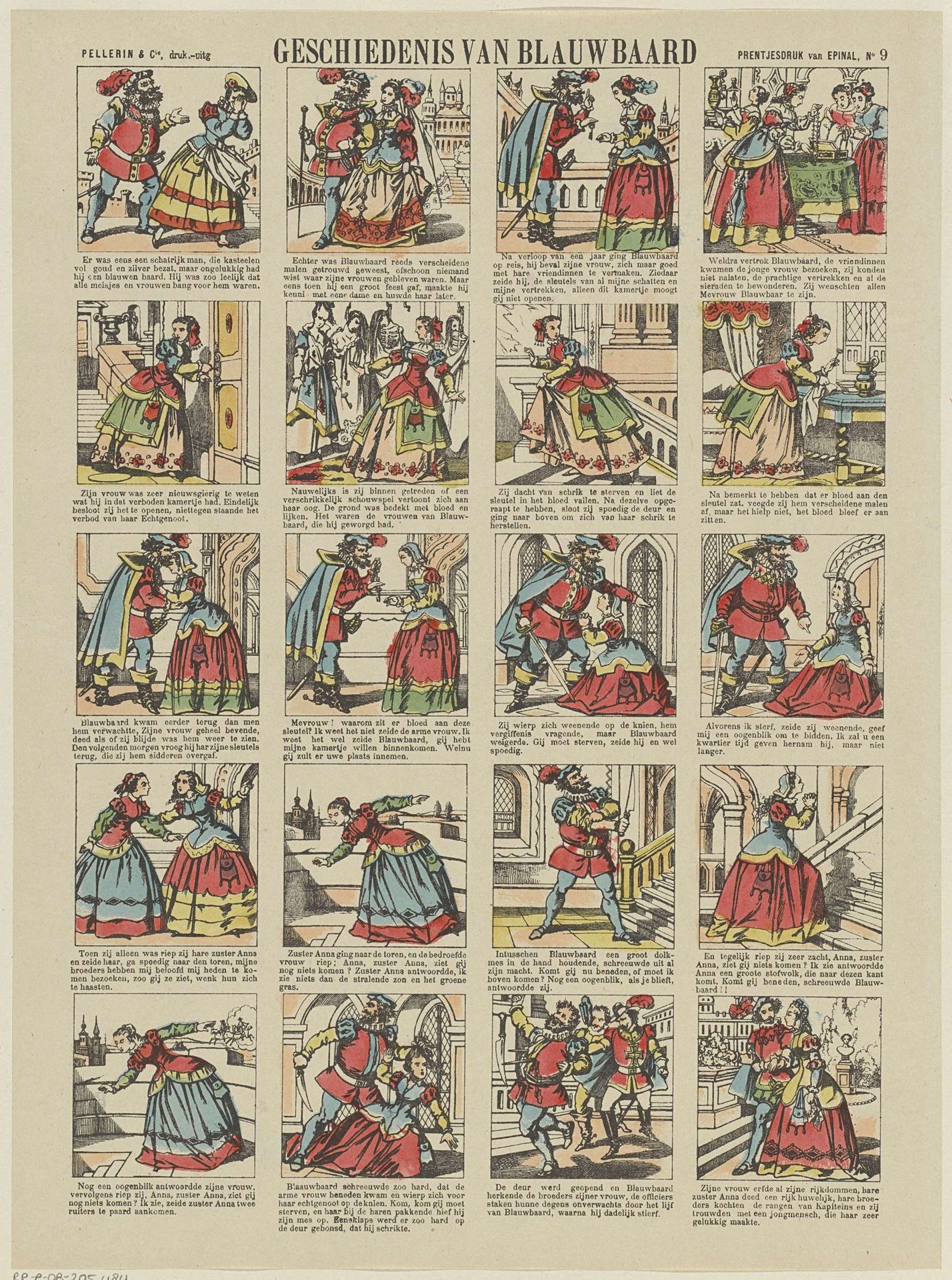 Geschiedenis van Blauwbaard by Pellerin & Cie.