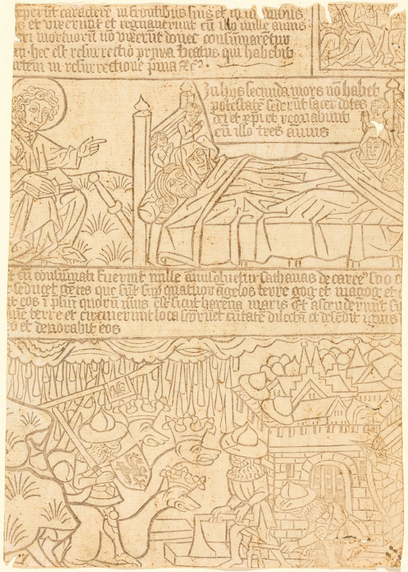 Apocalypse of John, Leaf 42 by Anonymous