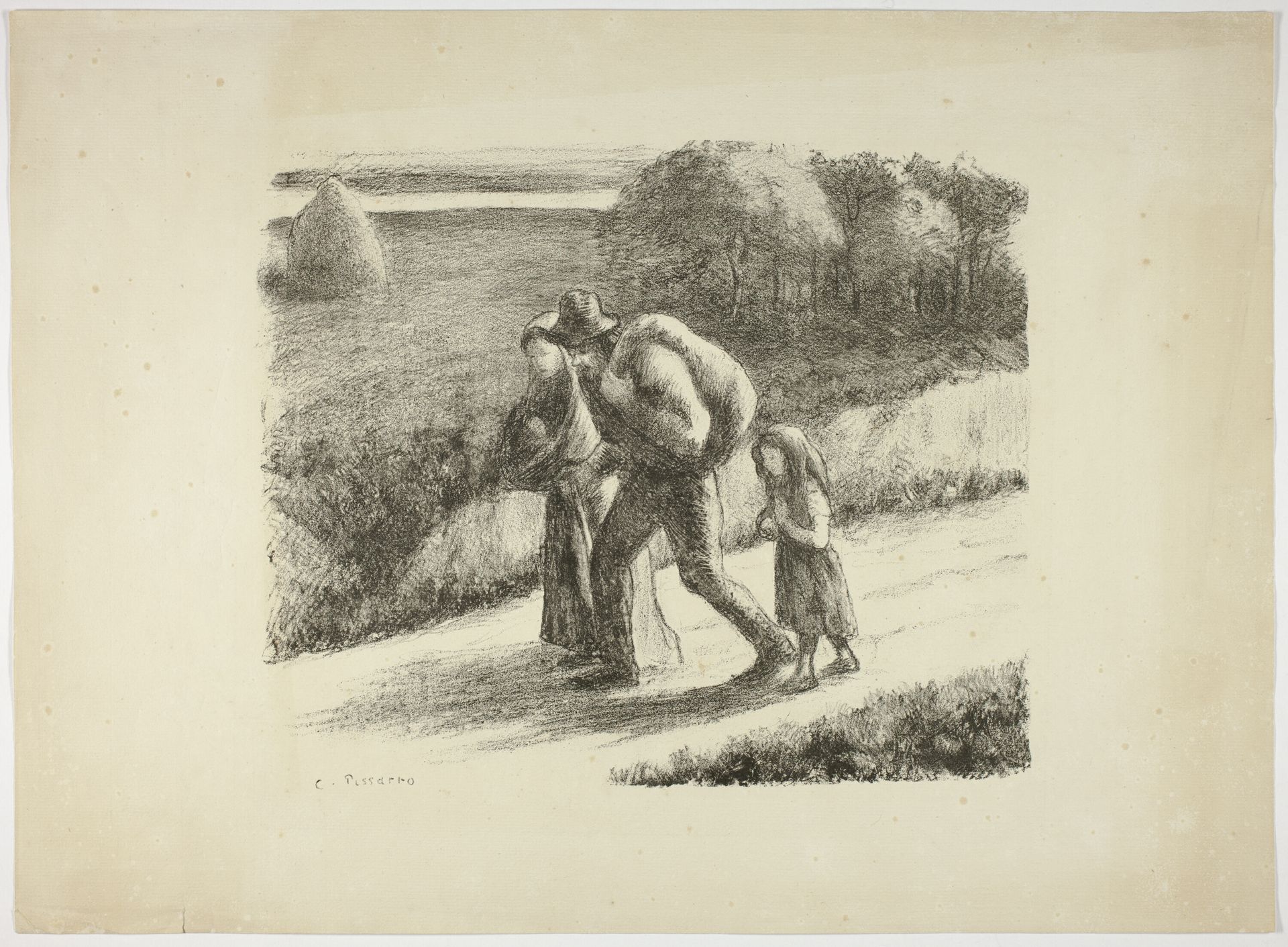 The Vagabonds by Camille Pissarro