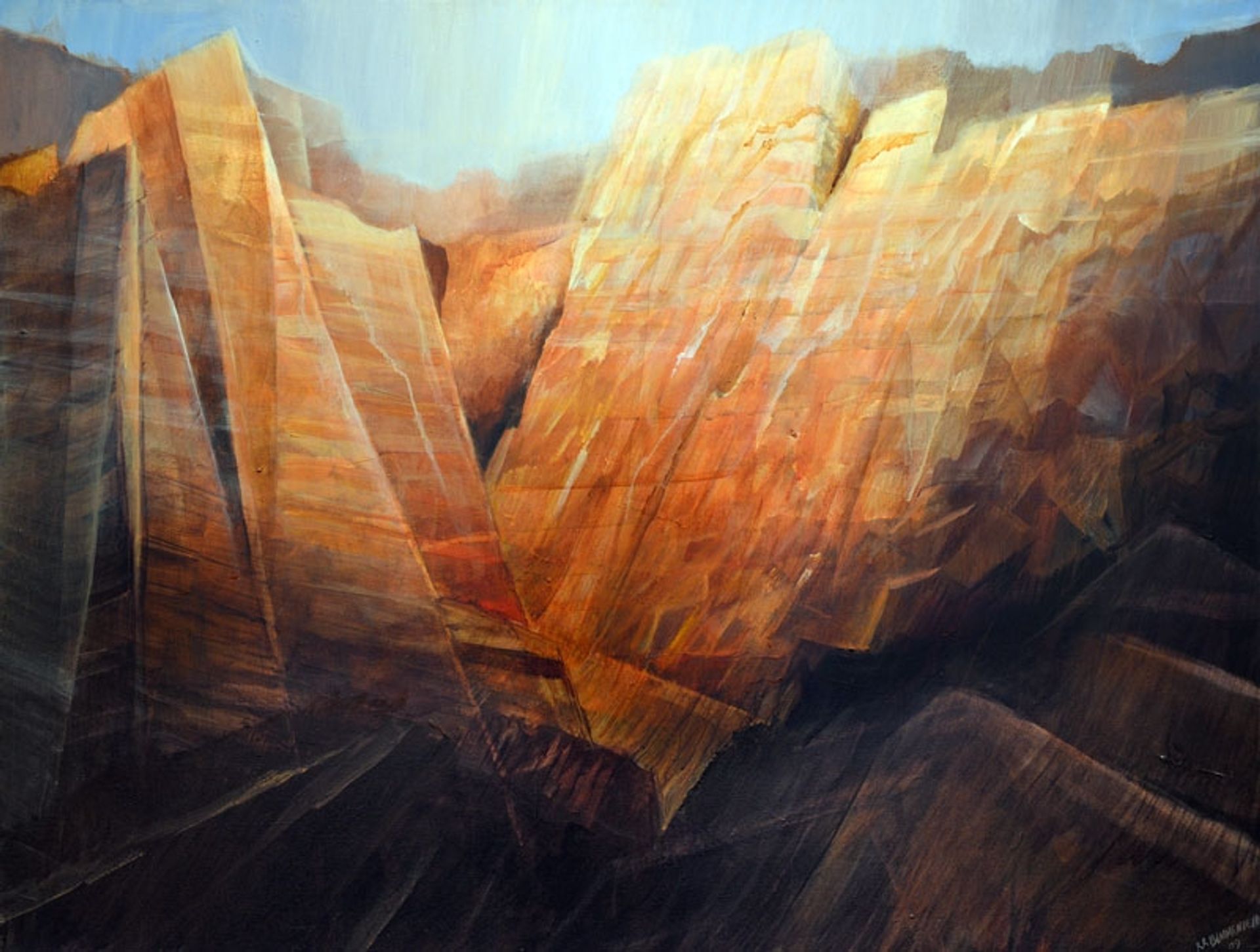 Desert Canyon by Rochelle Blumenfeld