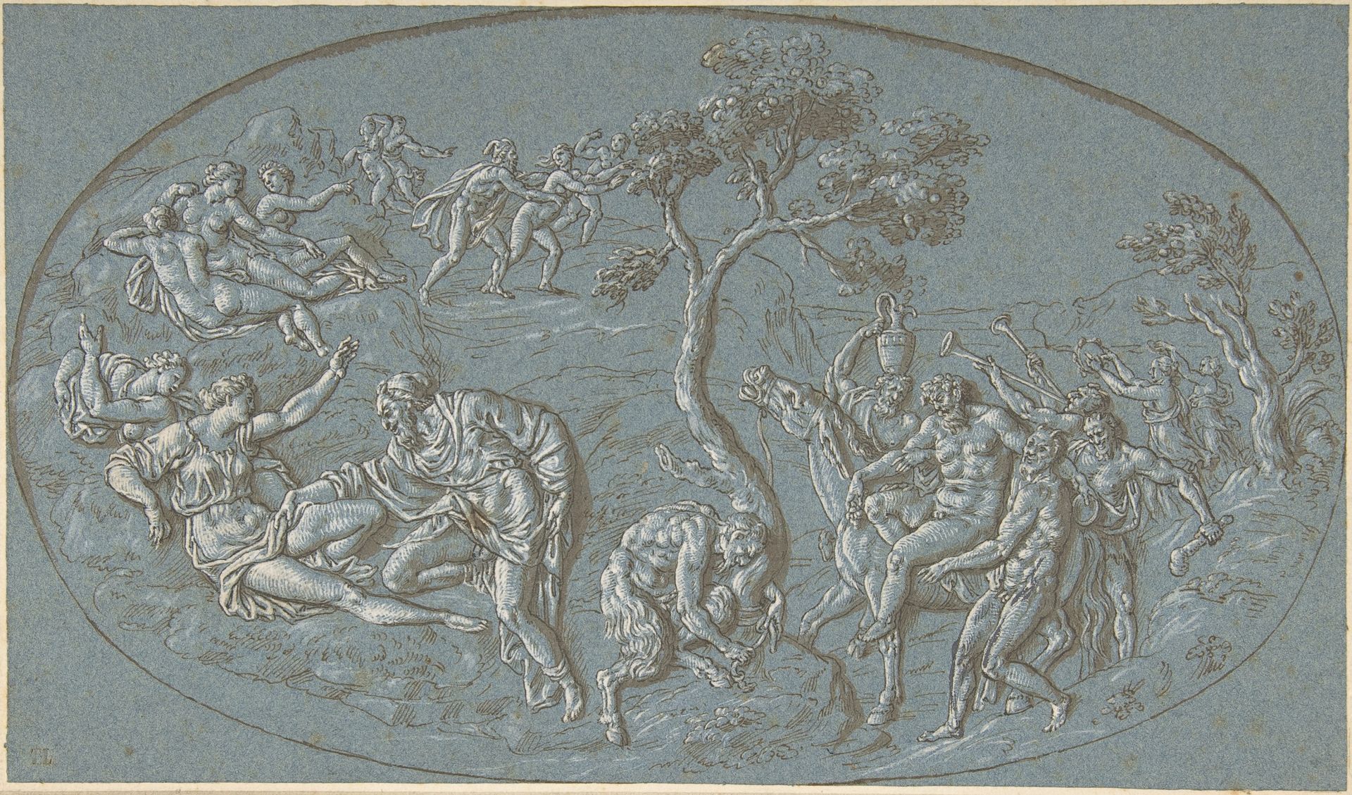 Nymphs And Satyrs by Bernard Picart