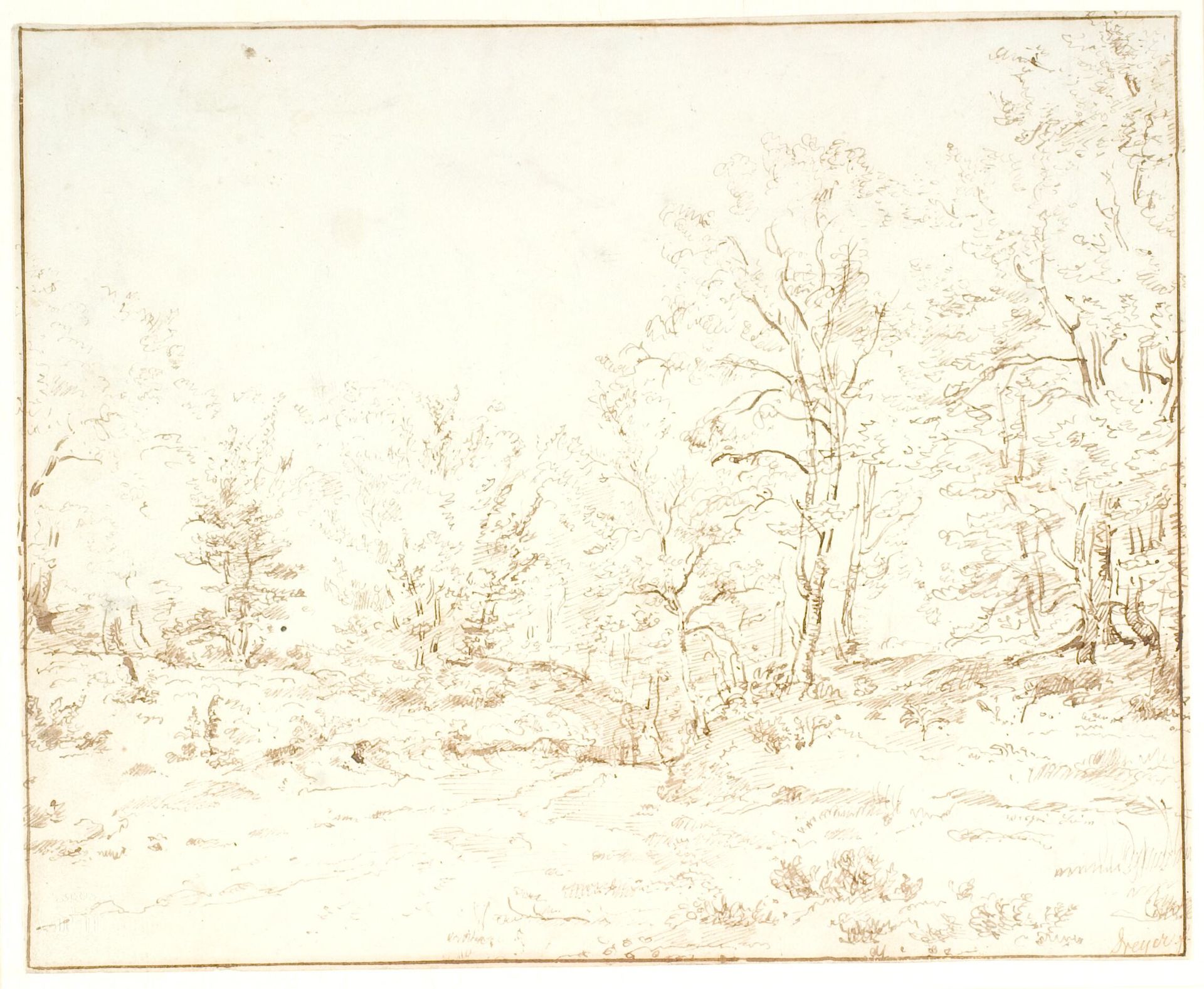 En skovvej by Dankvart Dreyer