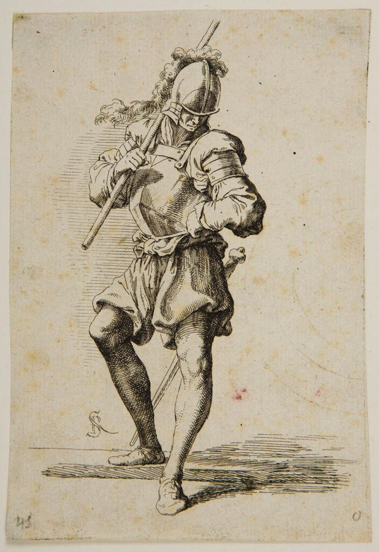 Copy after the Figurine by Salvator Rosa