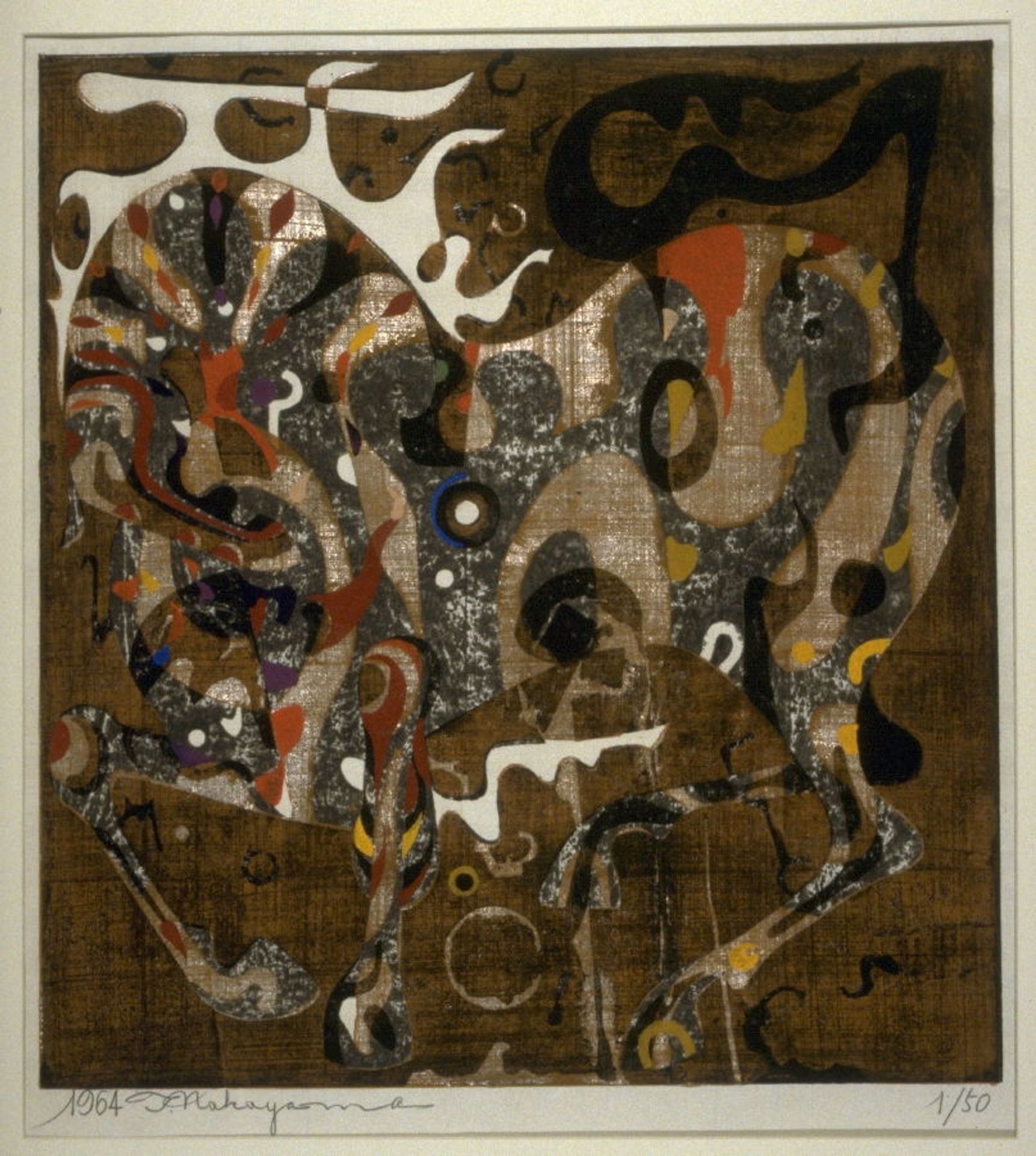 Flaming horse by Tadashi Nakayama