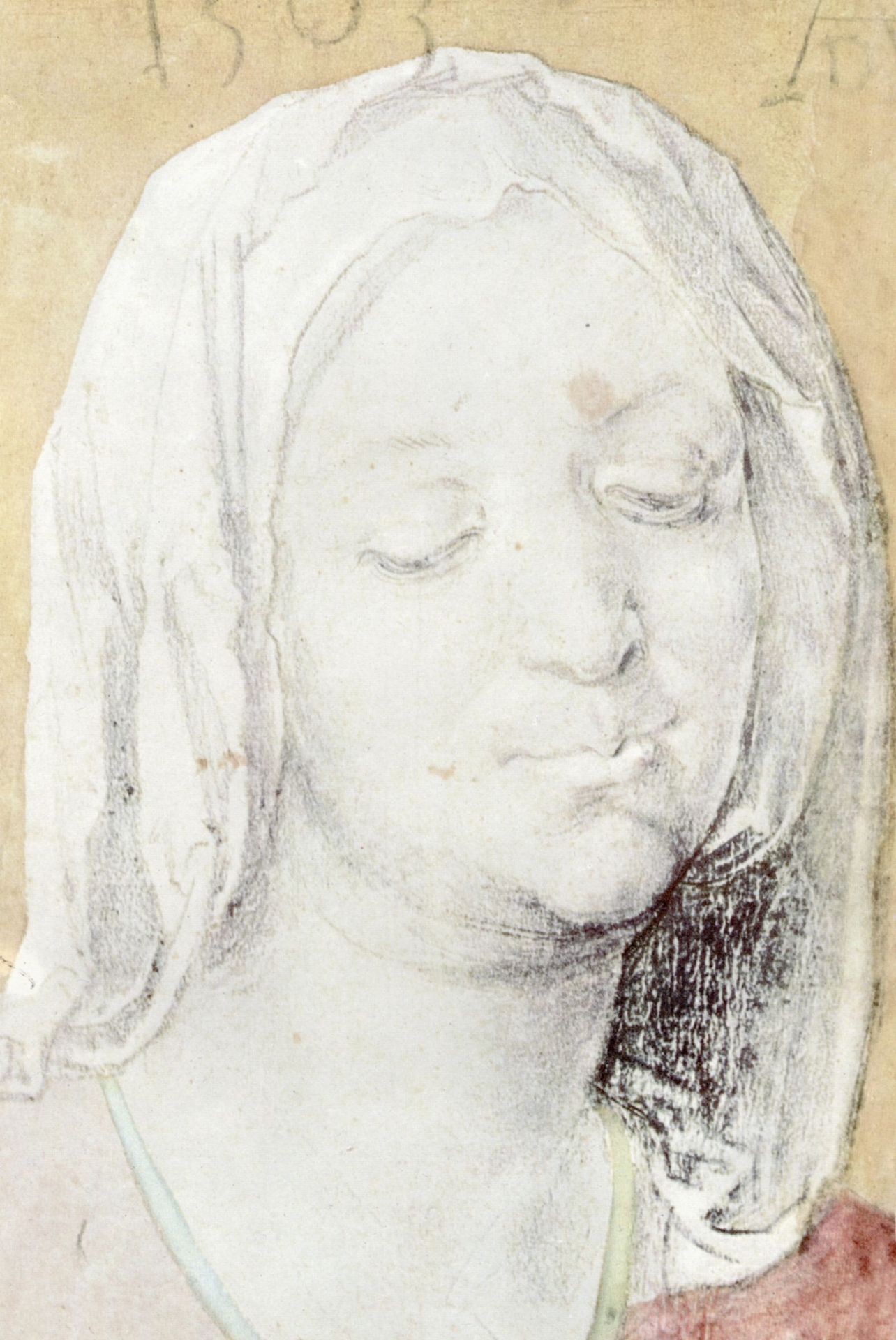 Head of Mary by Albrecht Durer