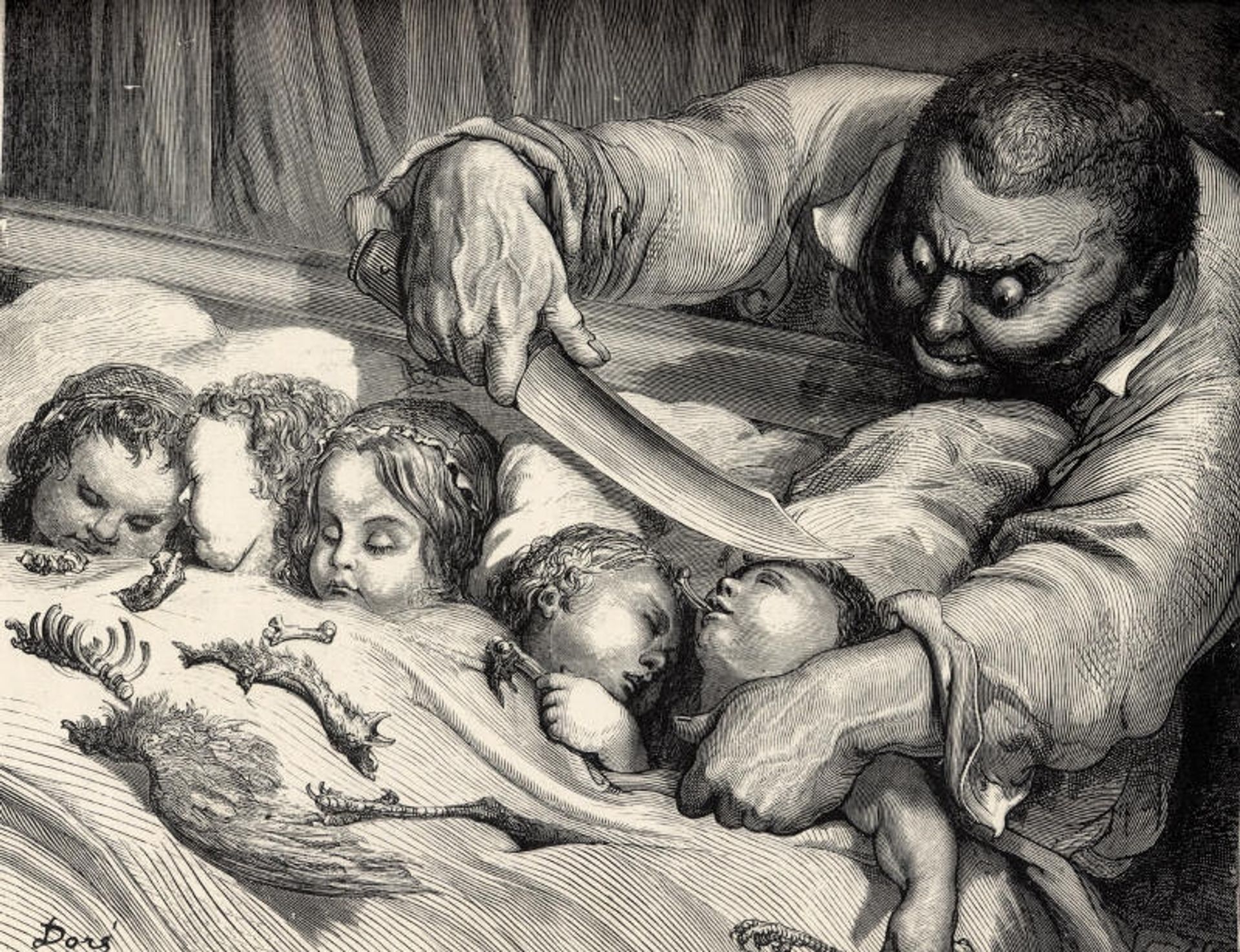 The little thumb by Gustave Dore