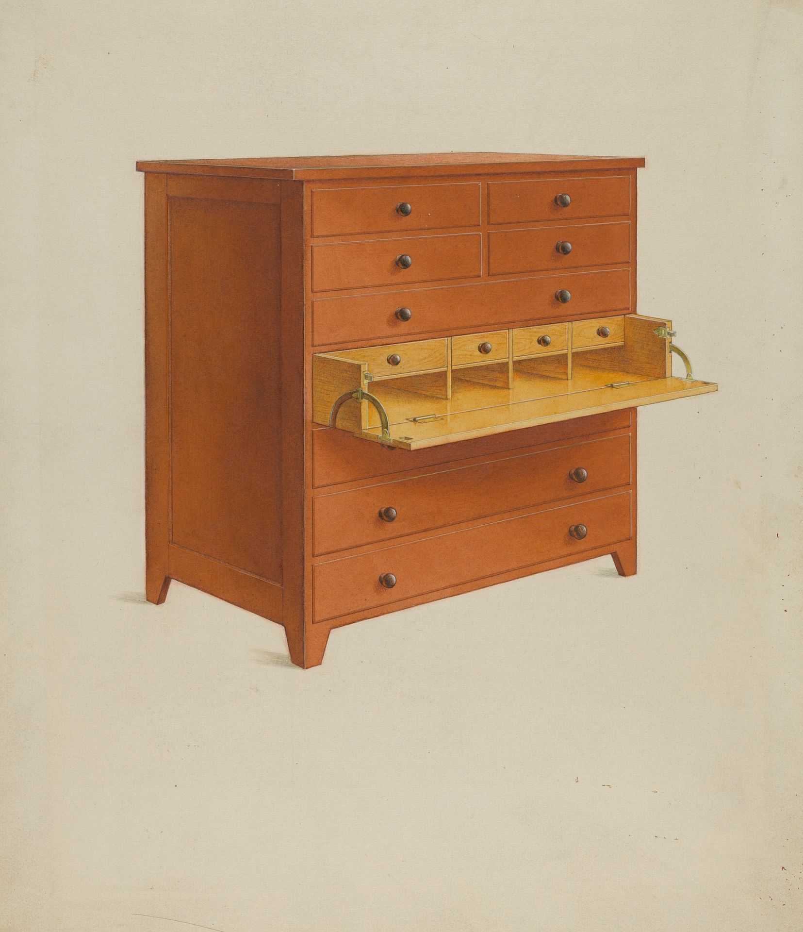 Shaker Desk by John W. Kelleher