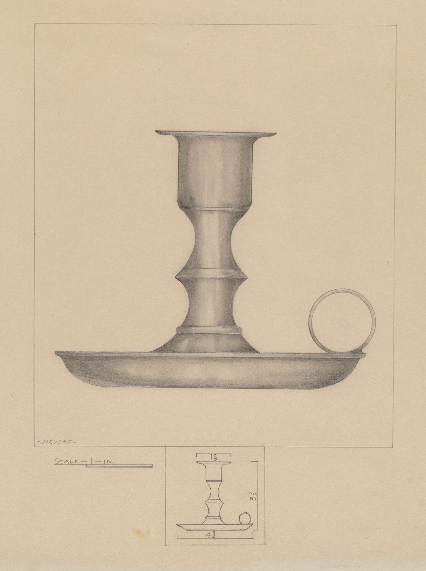 Candlestick by Henry Meyers