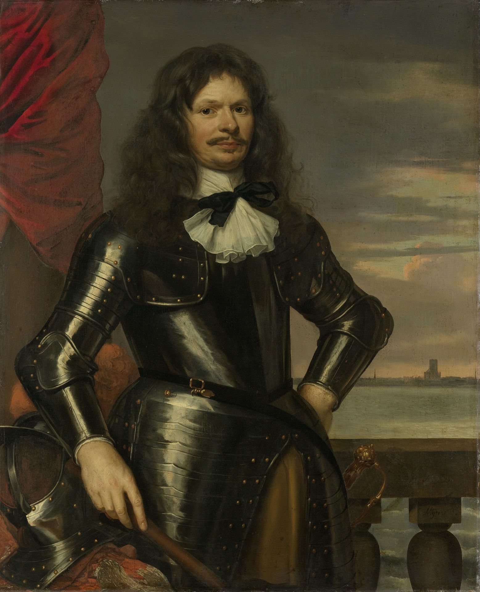 Johan van Beaumont. Colonel in the Holland guards and commander of Den Briel by Jan Mijtens