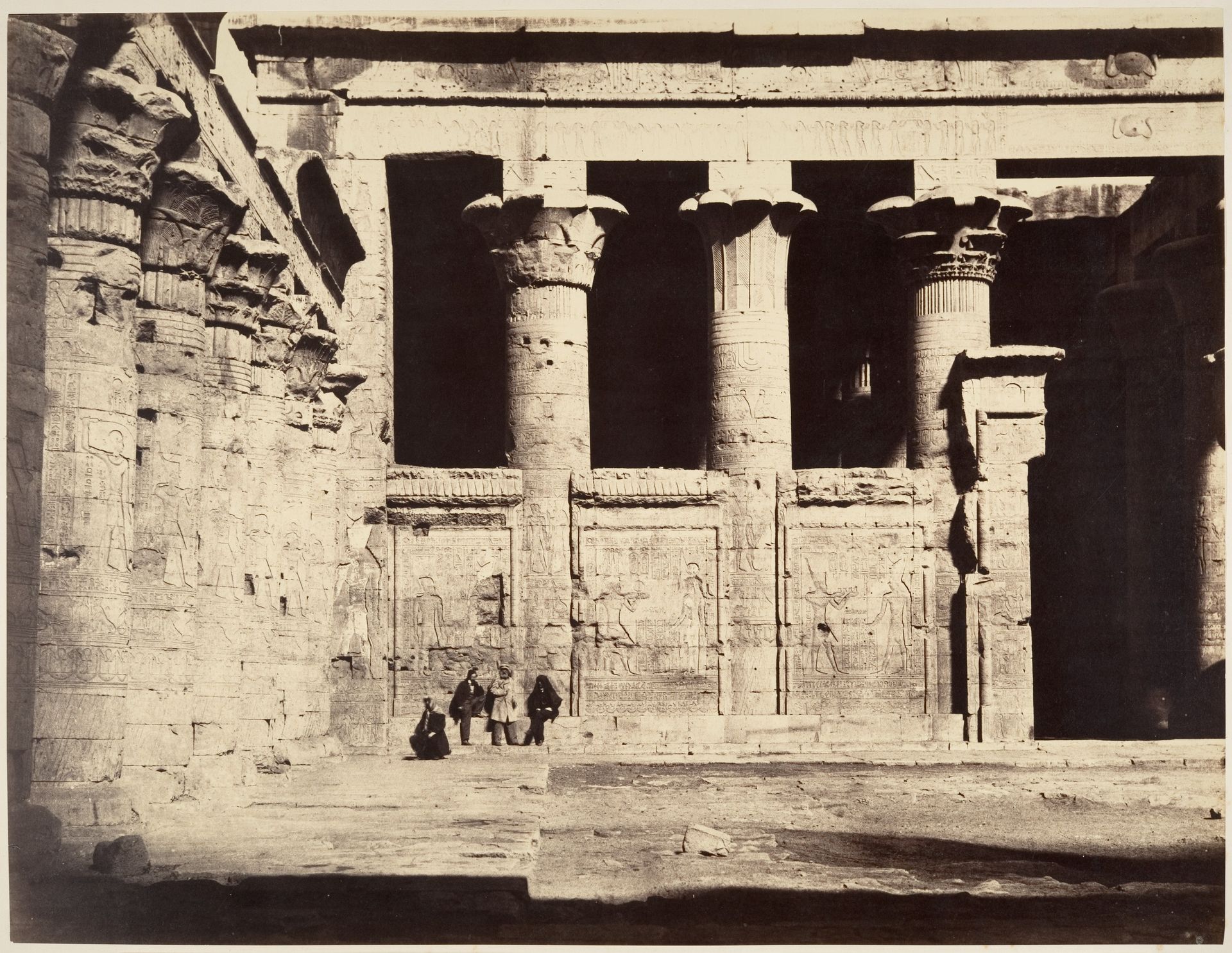 Temple of Edfu by Gustave Le Gray