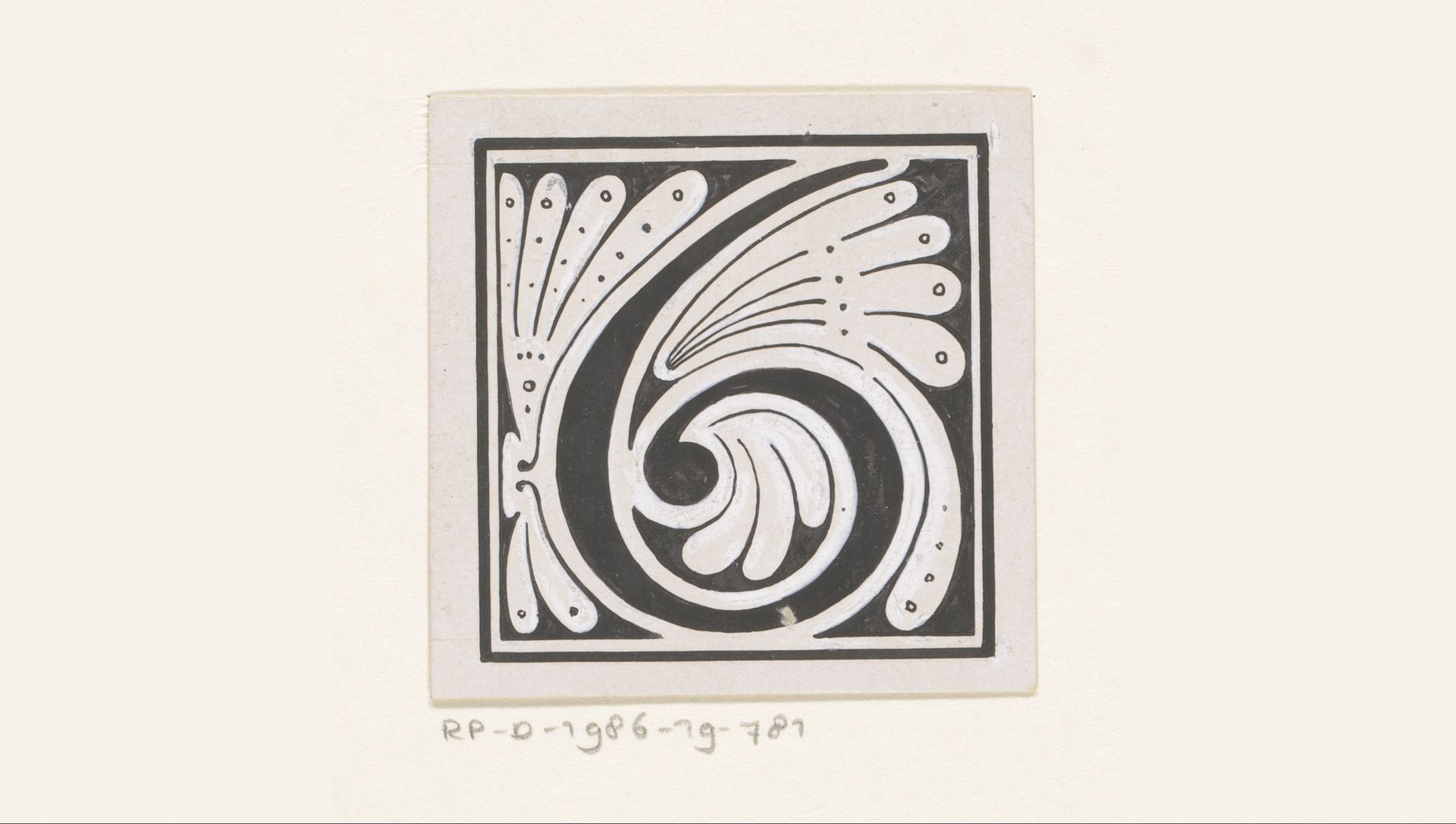 Getal 6 by Reinier Willem Petrus de (1874-1952) Vries