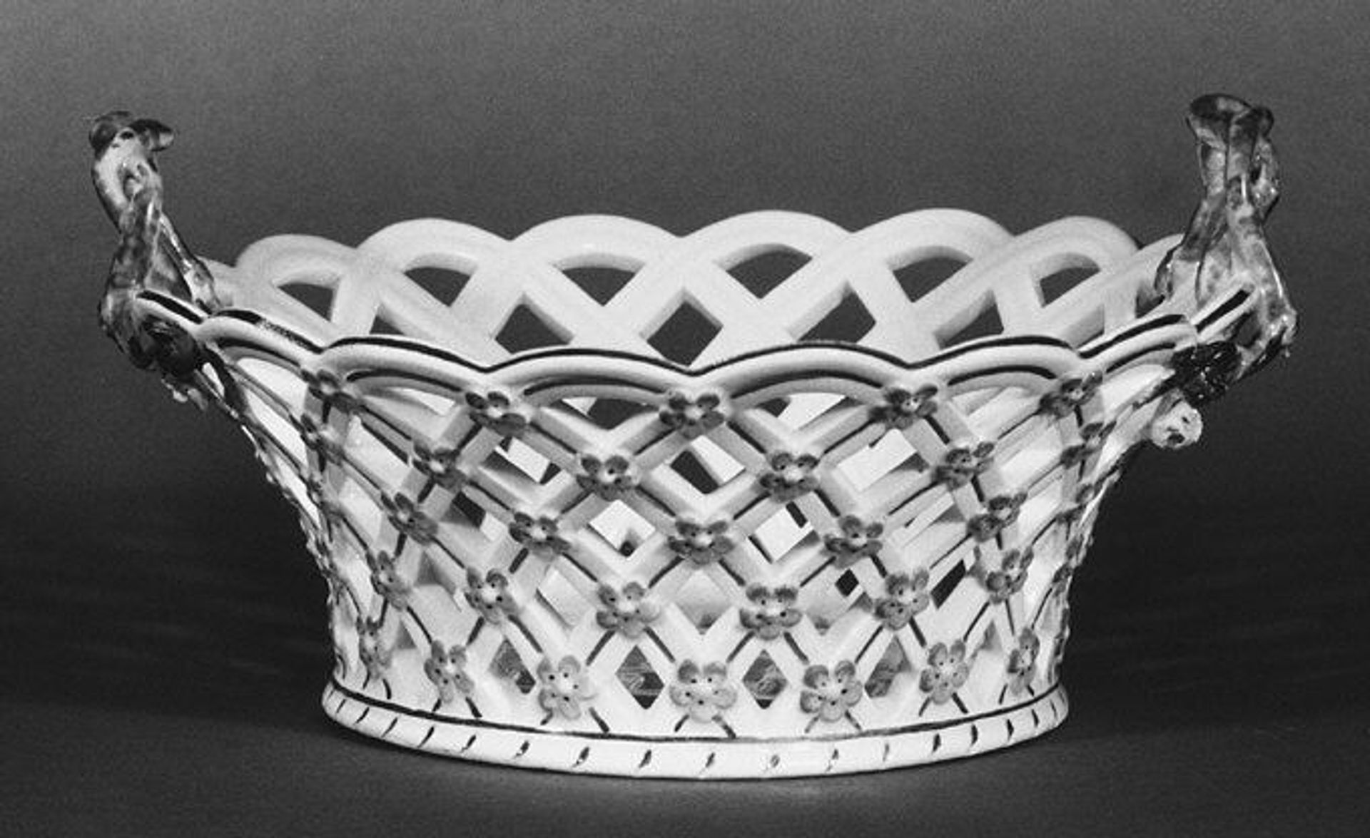 Basket by Meissen Manufactory