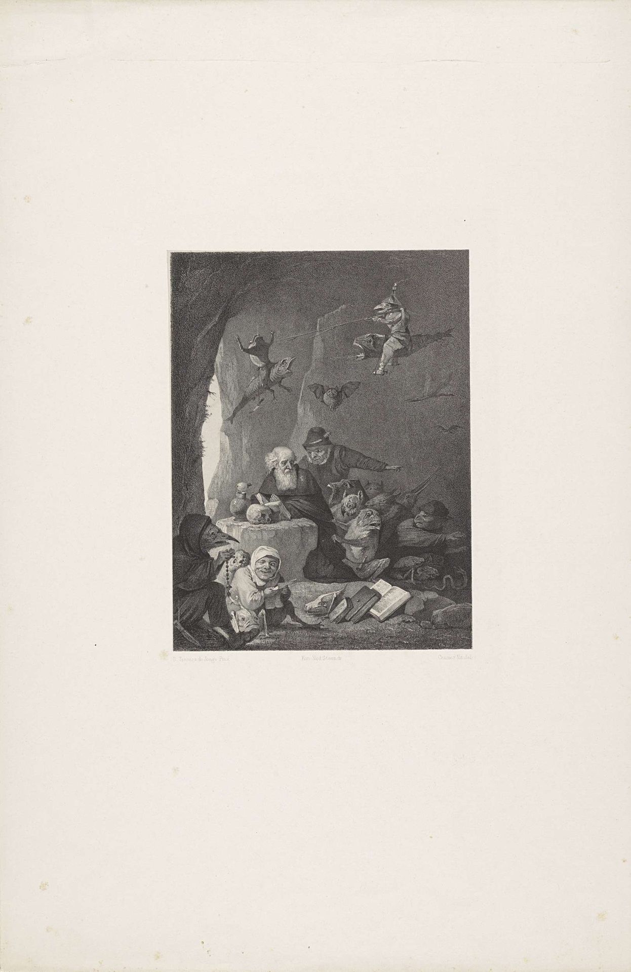 Verzoeking van de heilige Antonius de Heremiet by Anthony Cornelis Cramer