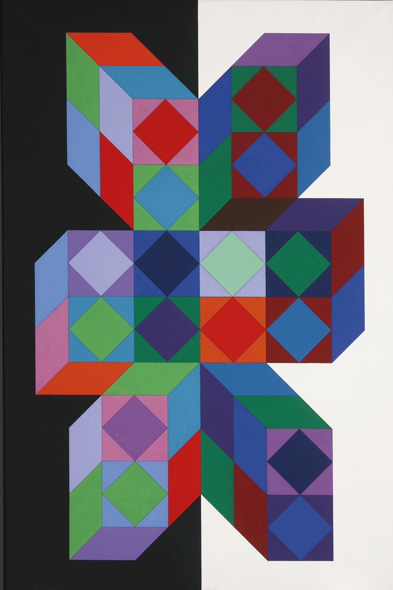 Tridim-M by Victor Vasarely