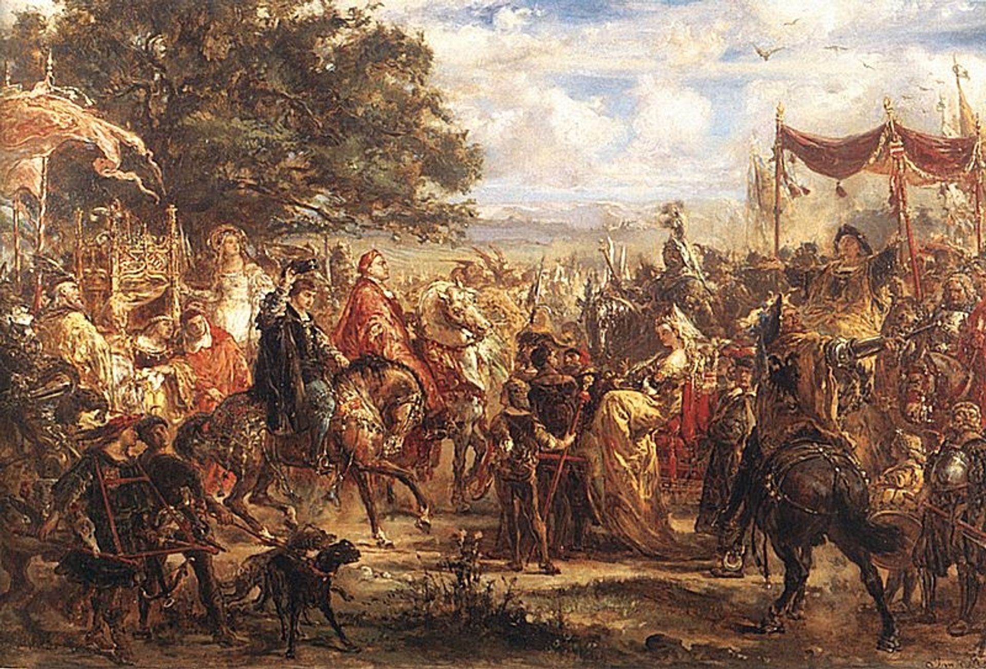 Congress of the Kings by Jan Matejko