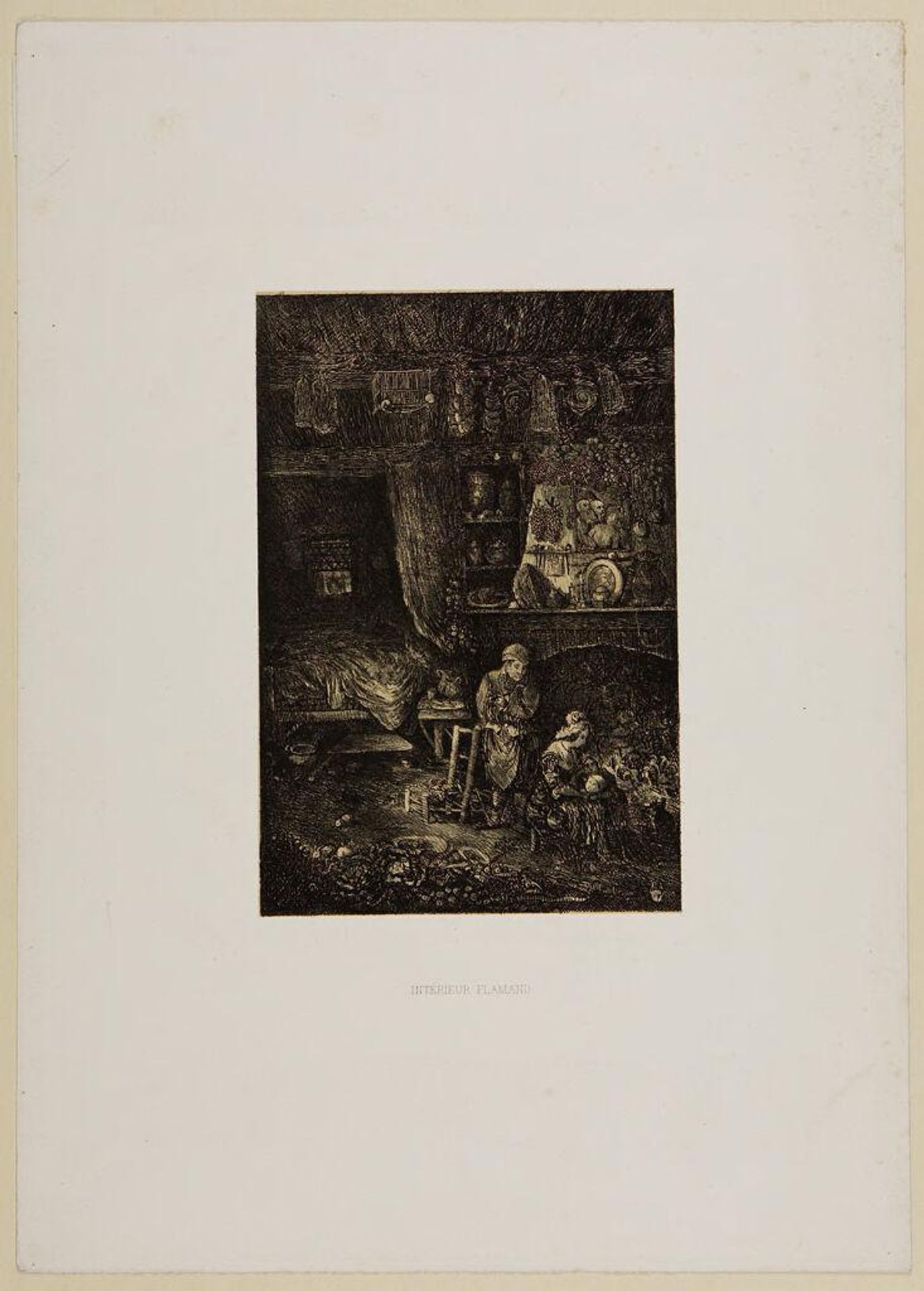 IntÃ©rieur flamand by Rodolphe Bresdin