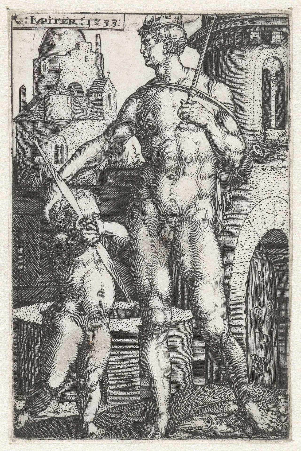 Jupiter by Heinrich Aldegrever