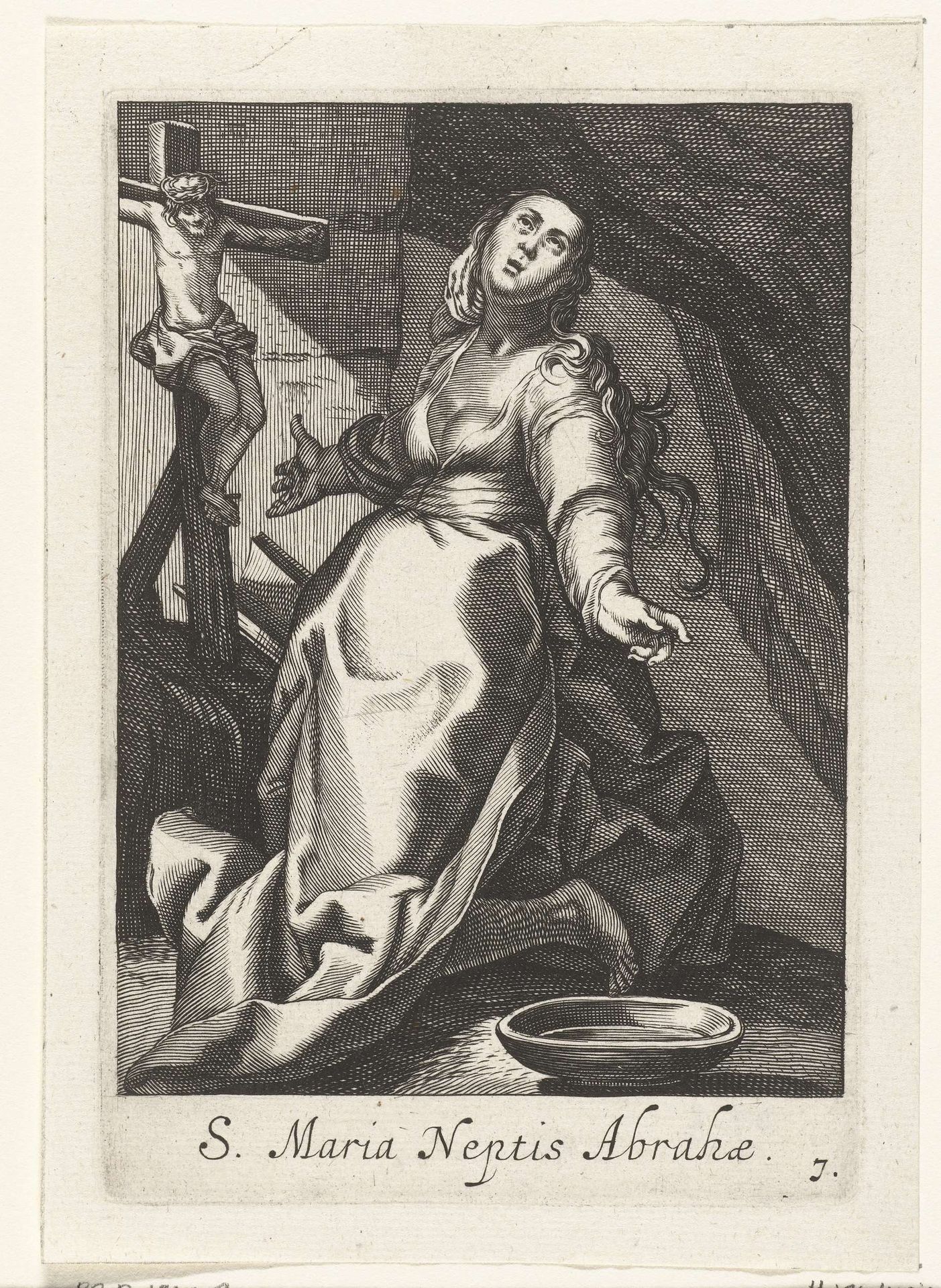 Heilige Maria als kluizenares by Anonymous