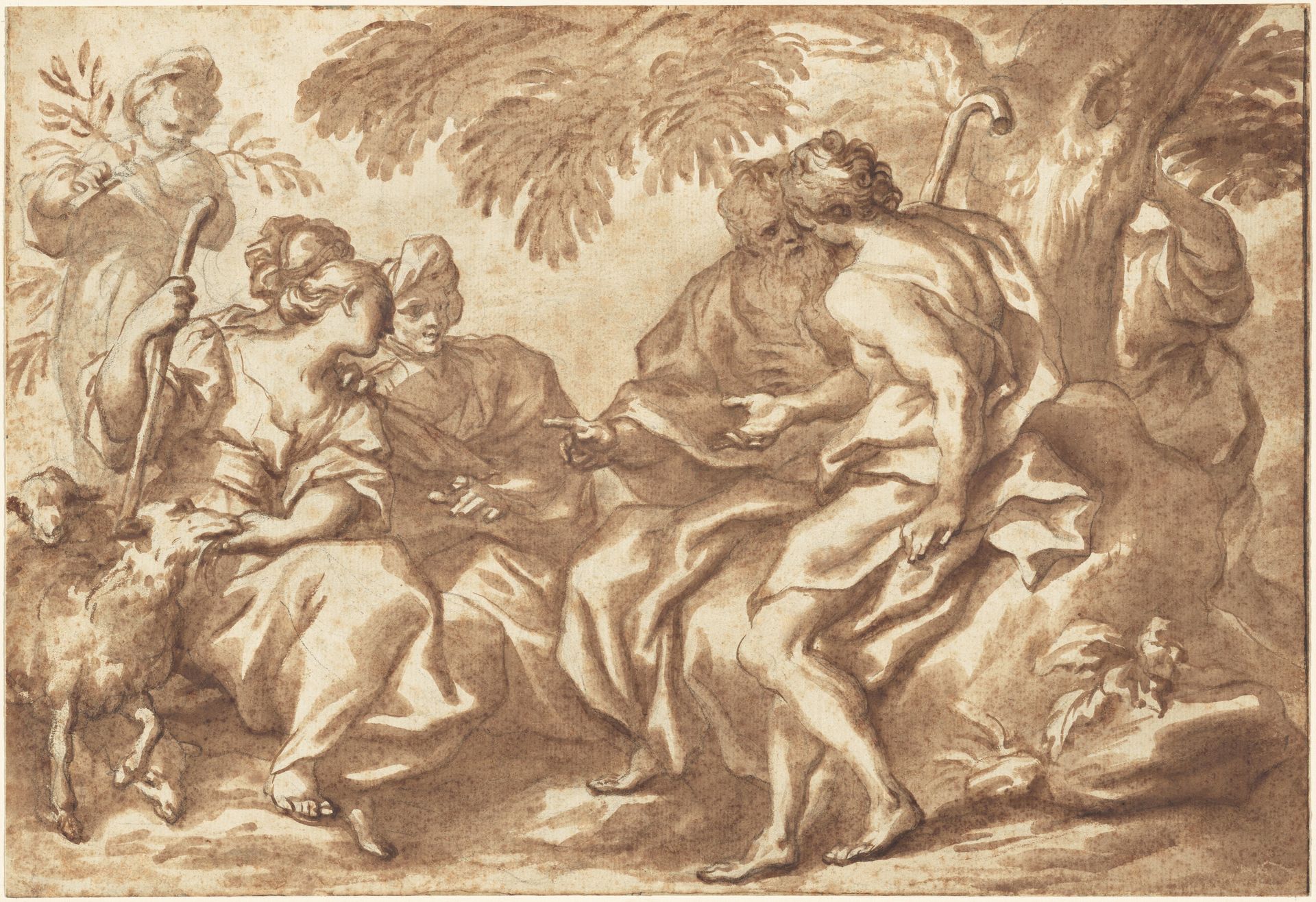 The Meeting of Jacob and Rachel by Domenico Piola