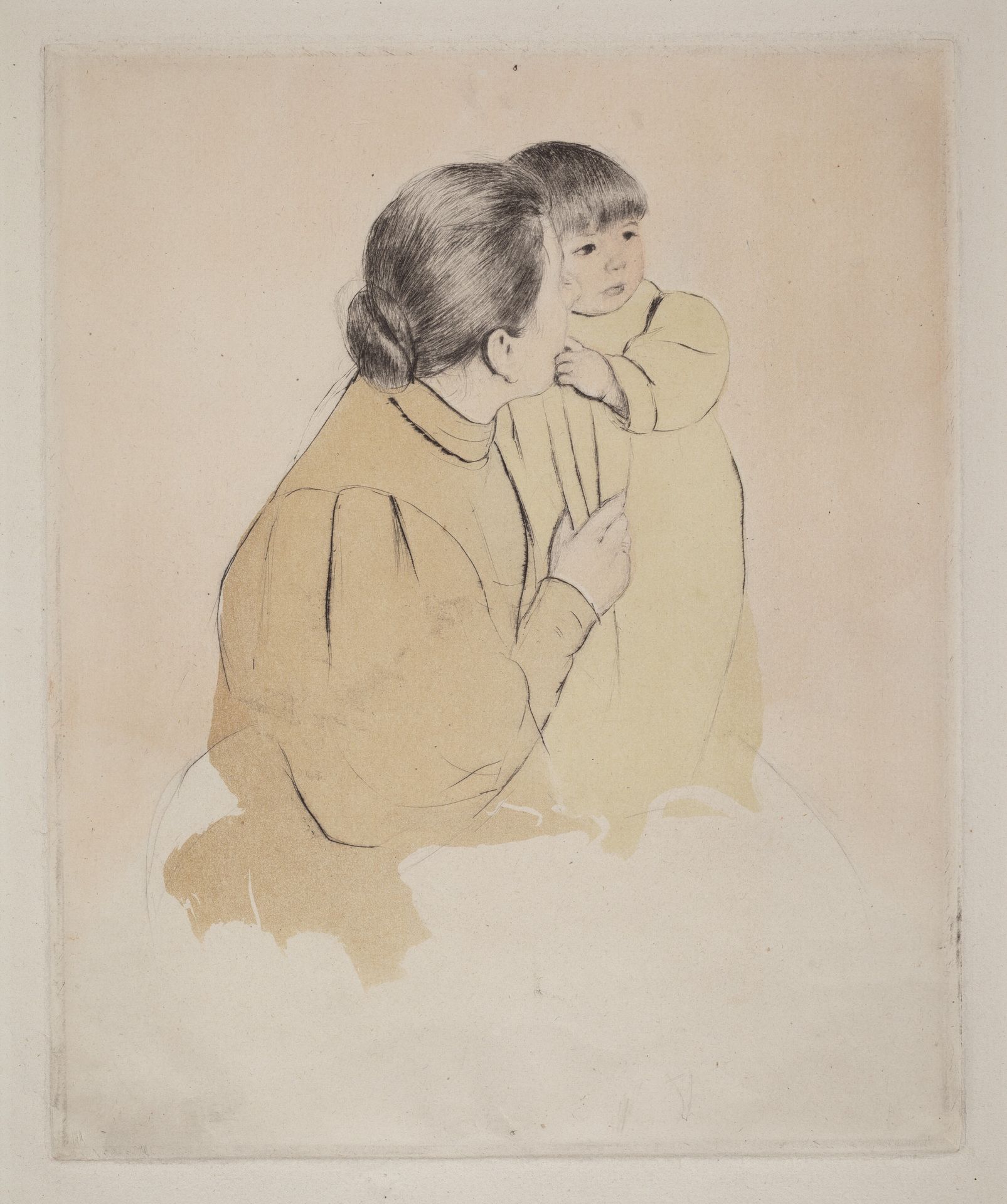 Peasant Mother and Child by Mary Cassatt