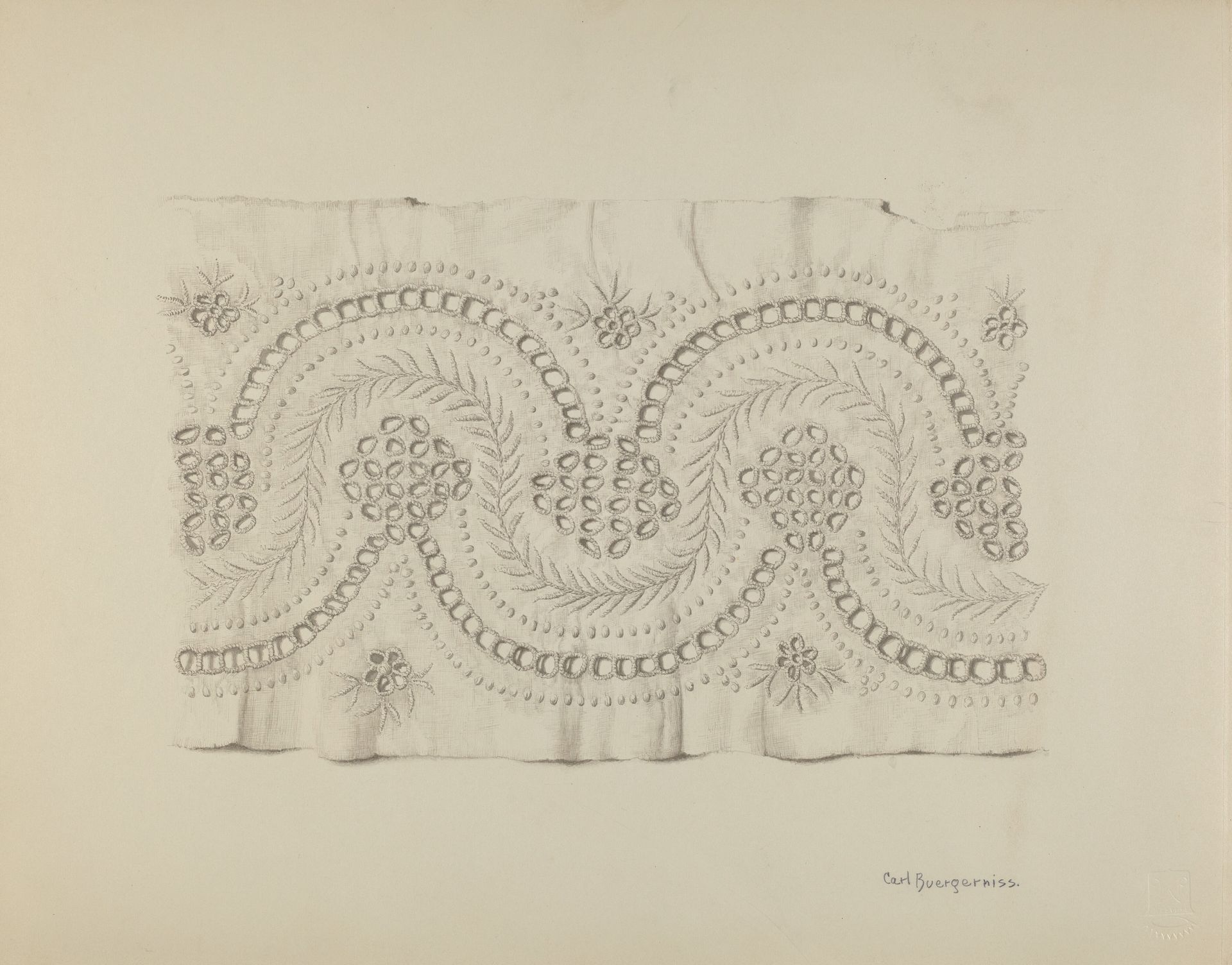 English Embroidery by Carl Buergerniss