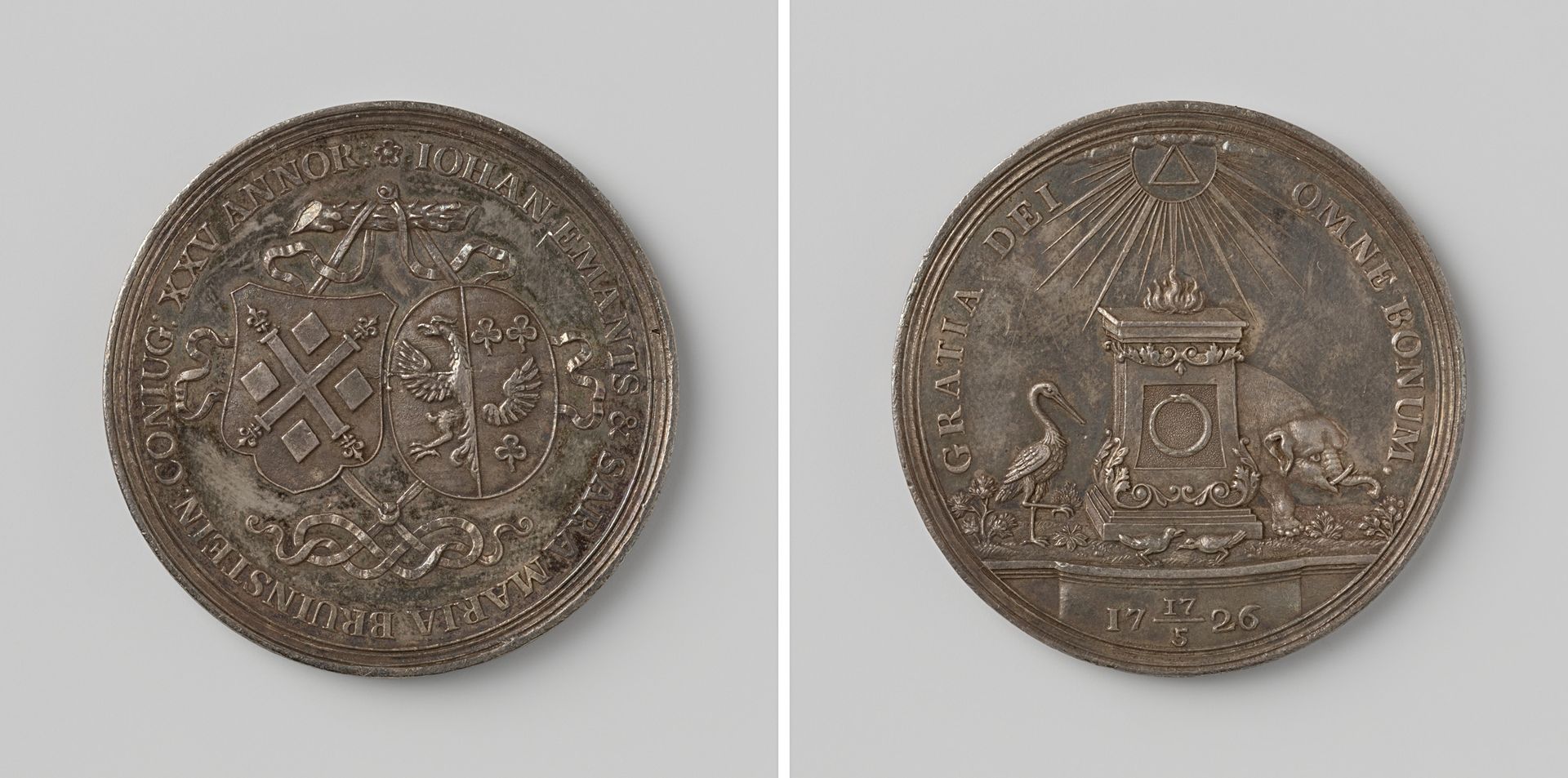 Vijfentwintigjarig huwelijk van Johan Emants en Sara Maria Bruinstein by Anonymous