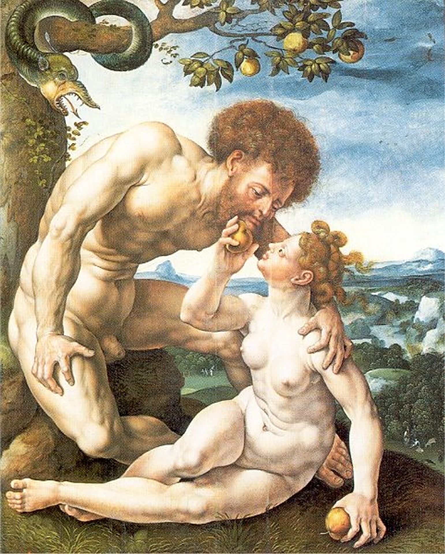 Adam and Eve by Mabuse