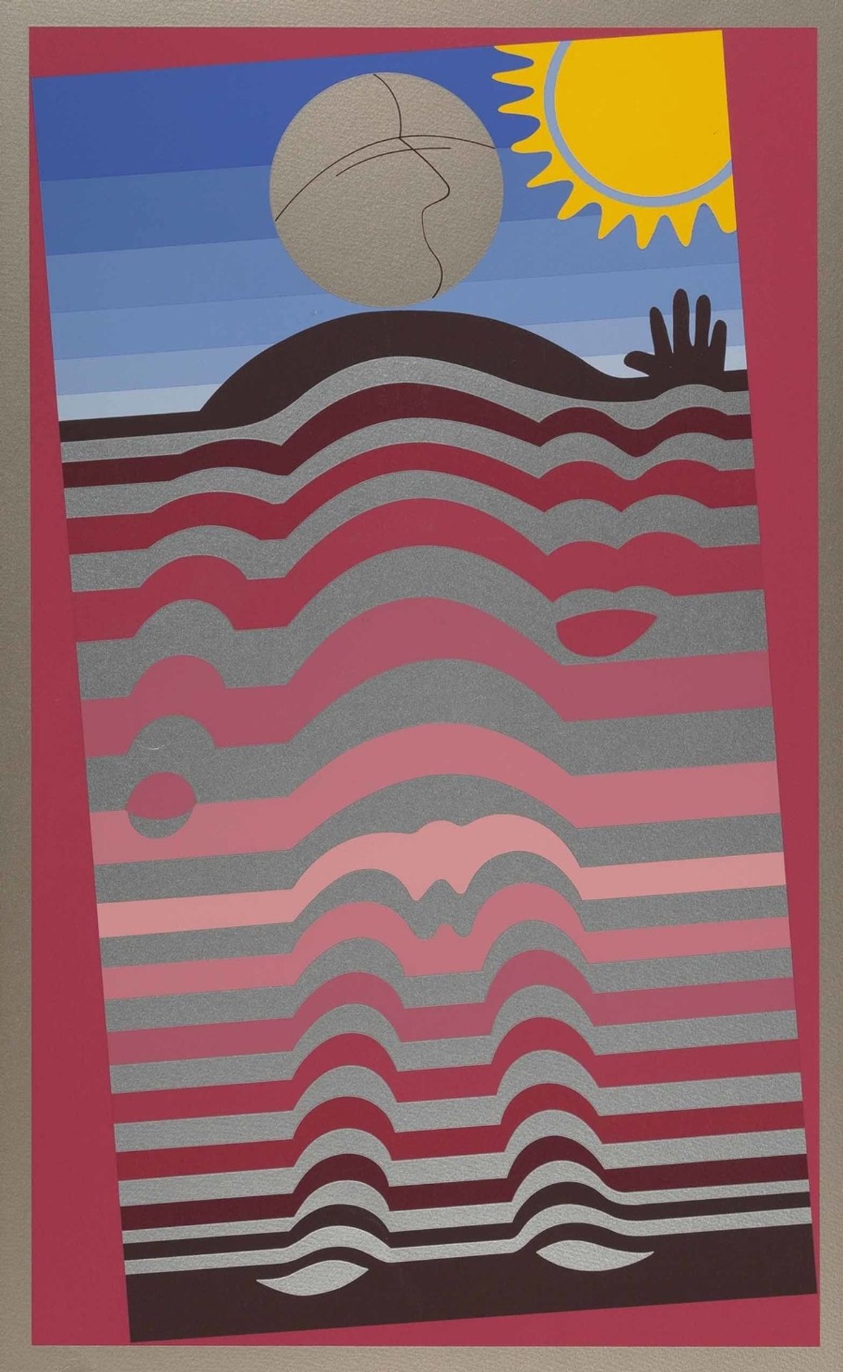 Sunbather by Victor Vasarely