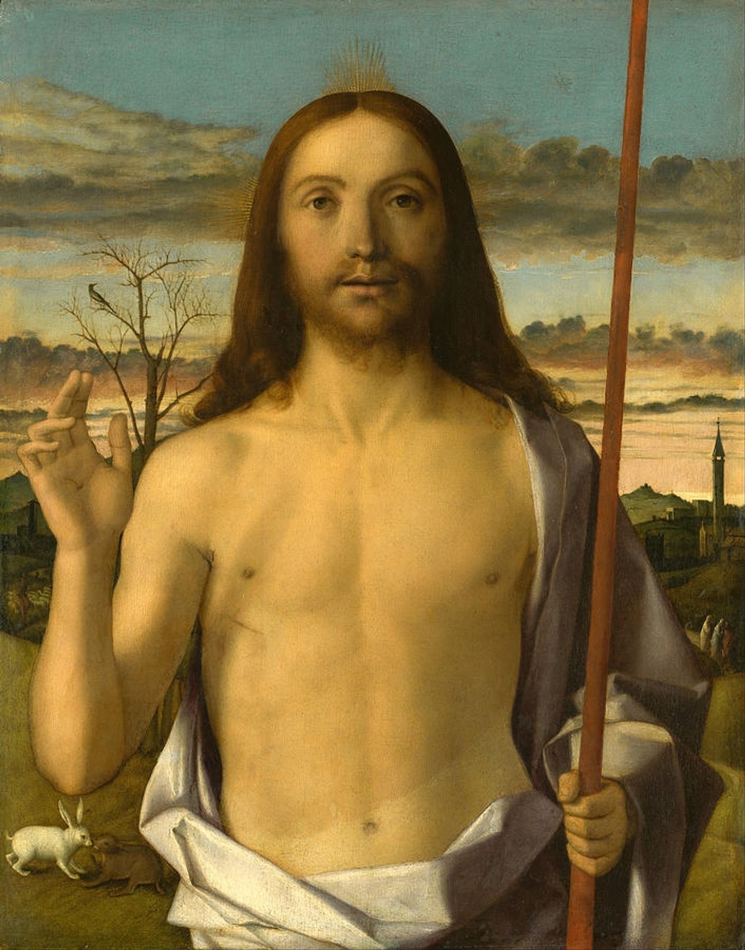 2 Christ Blessing Giovanni Bellini by Giovanni Bellini