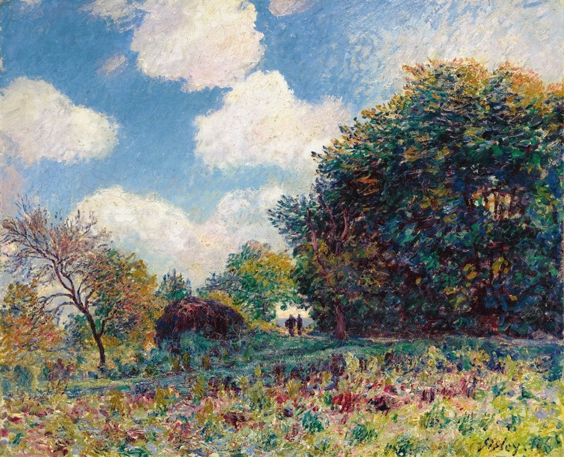 Chemin À L’entrée D’un Bois by Alfred Sisley