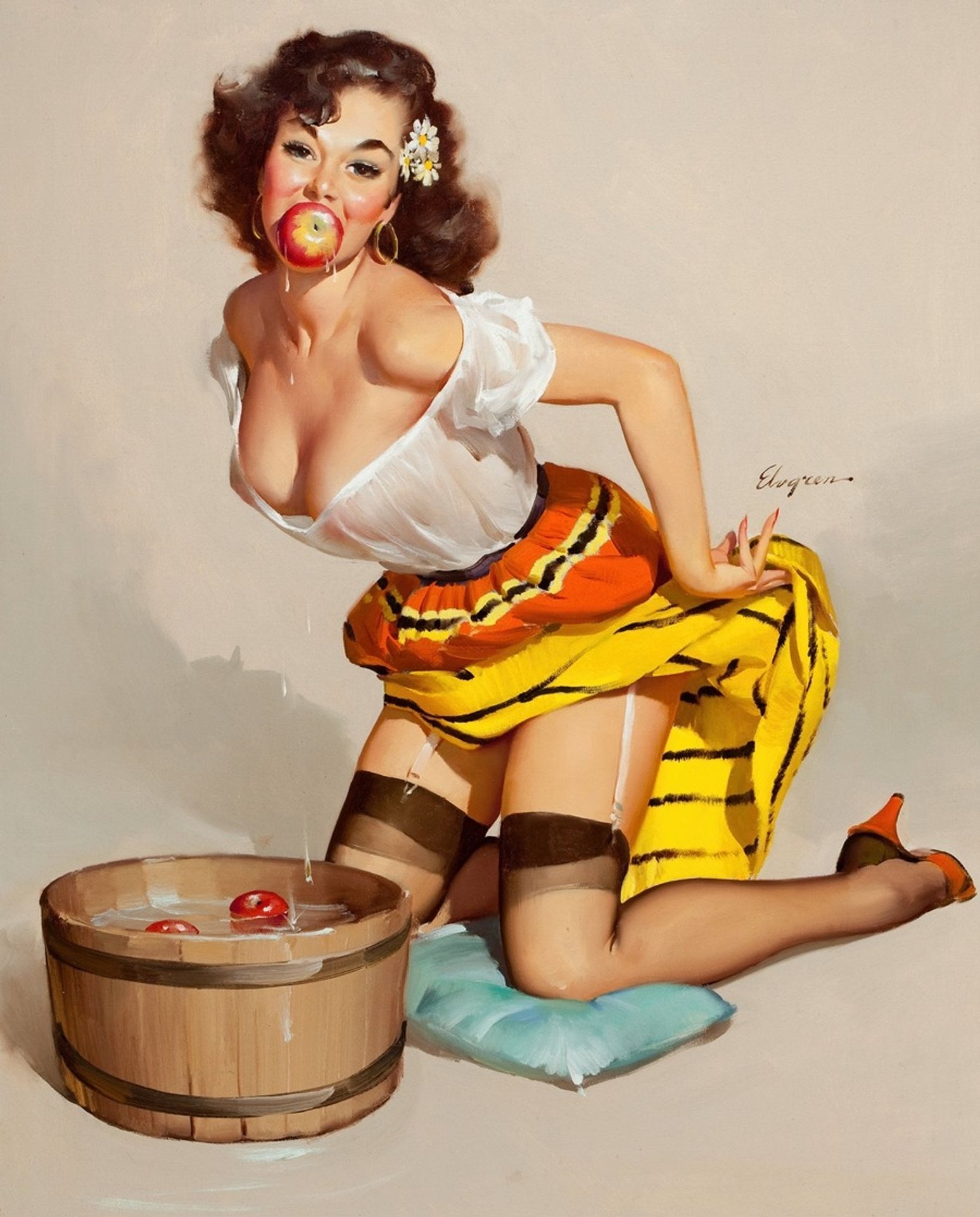 The Winner by Gil Elvgren