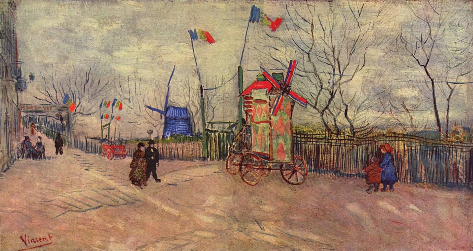 The Allotments at Montmartre by Vincent van Gogh