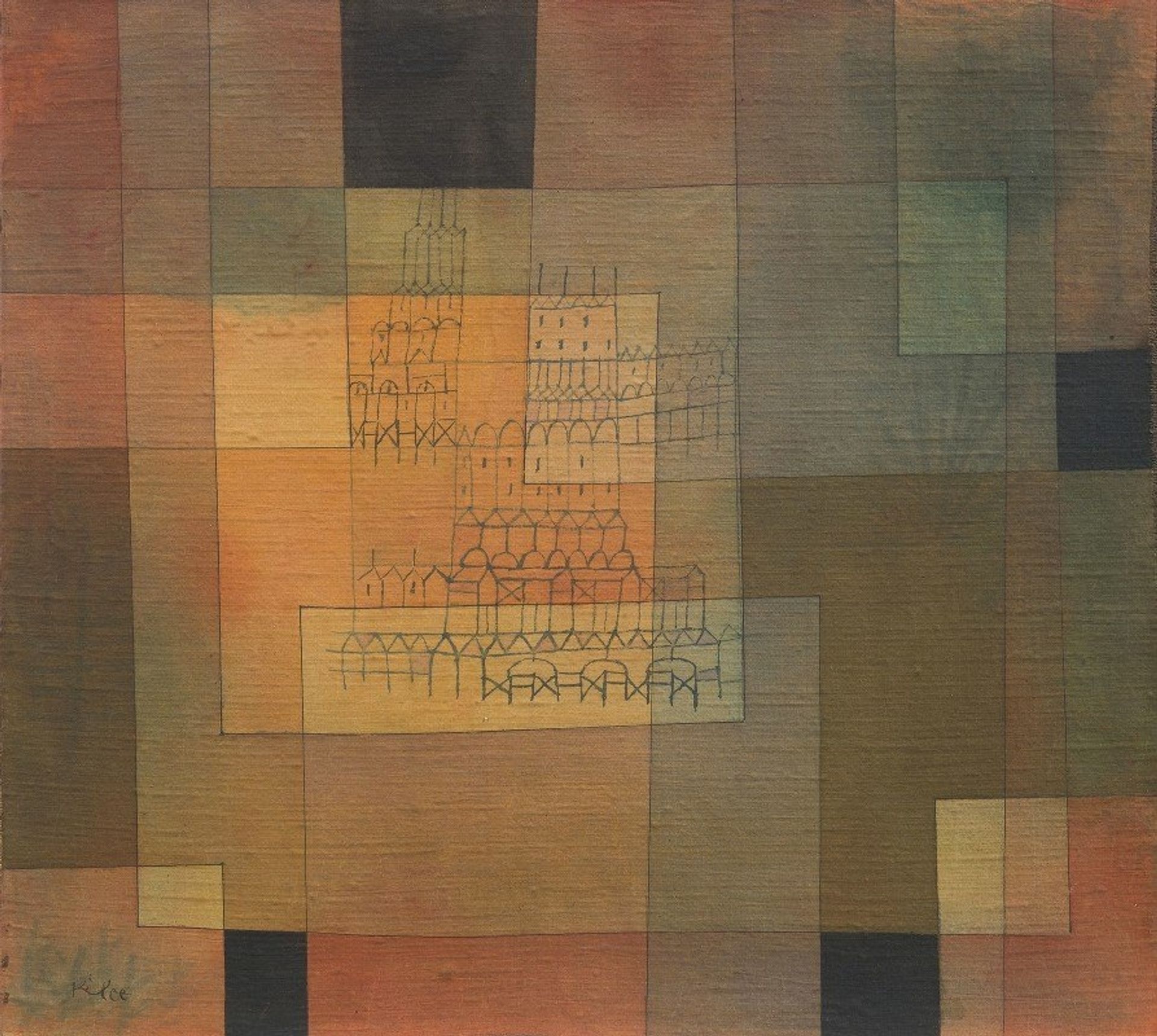 Polyphonic Architecture by Paul Klee