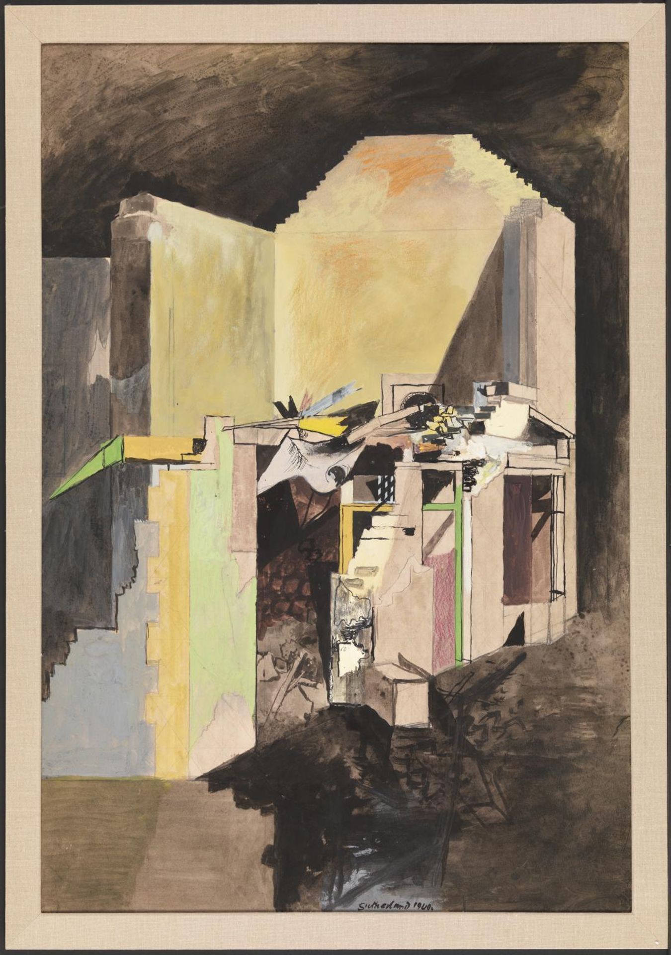Devastation, 1940: A House on the Welsh Border by Graham Sutherland