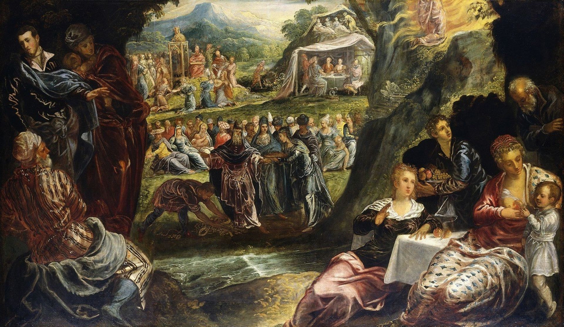 The Worship of the Golden Calf by Jacopo Tintoretto